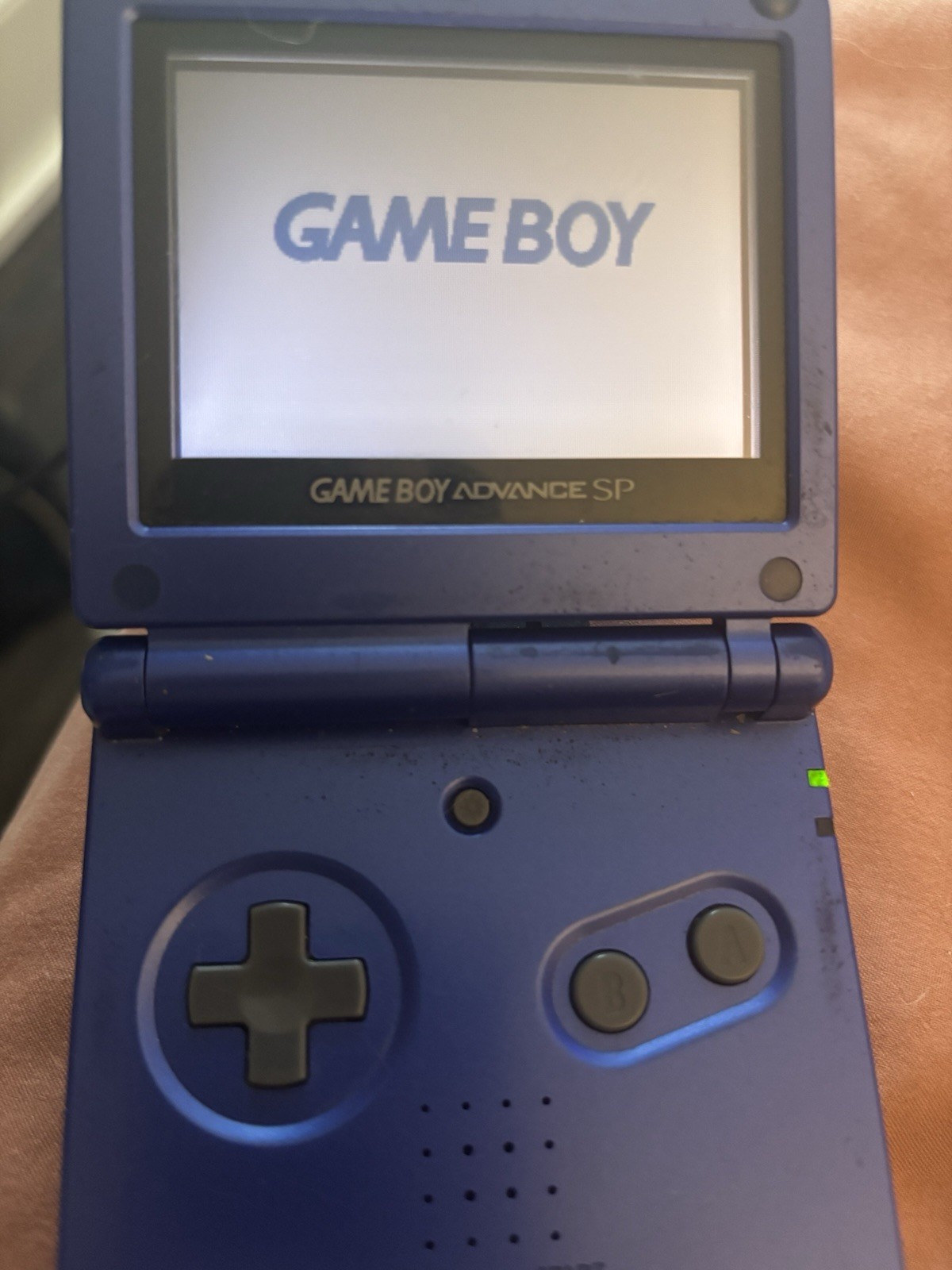 Nintendo Game Boy Advance SP AGS-001 Blue Handheld Console, Backlit Screen
