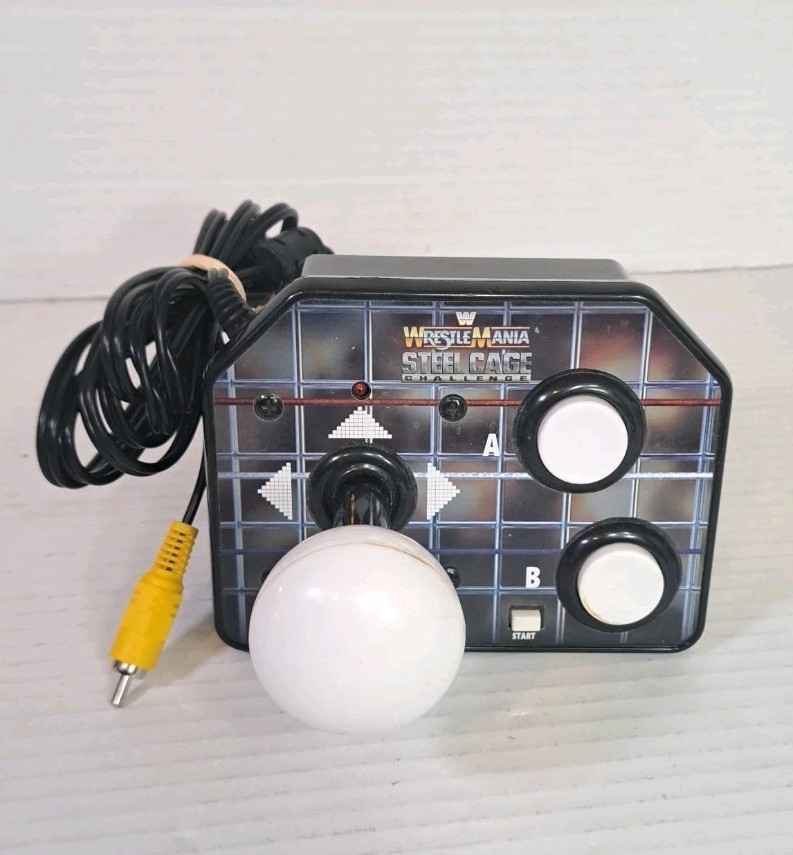 2018 WWE Wrestlemania Steel Cage Challenge Plug and Play TV Game Console WWF
