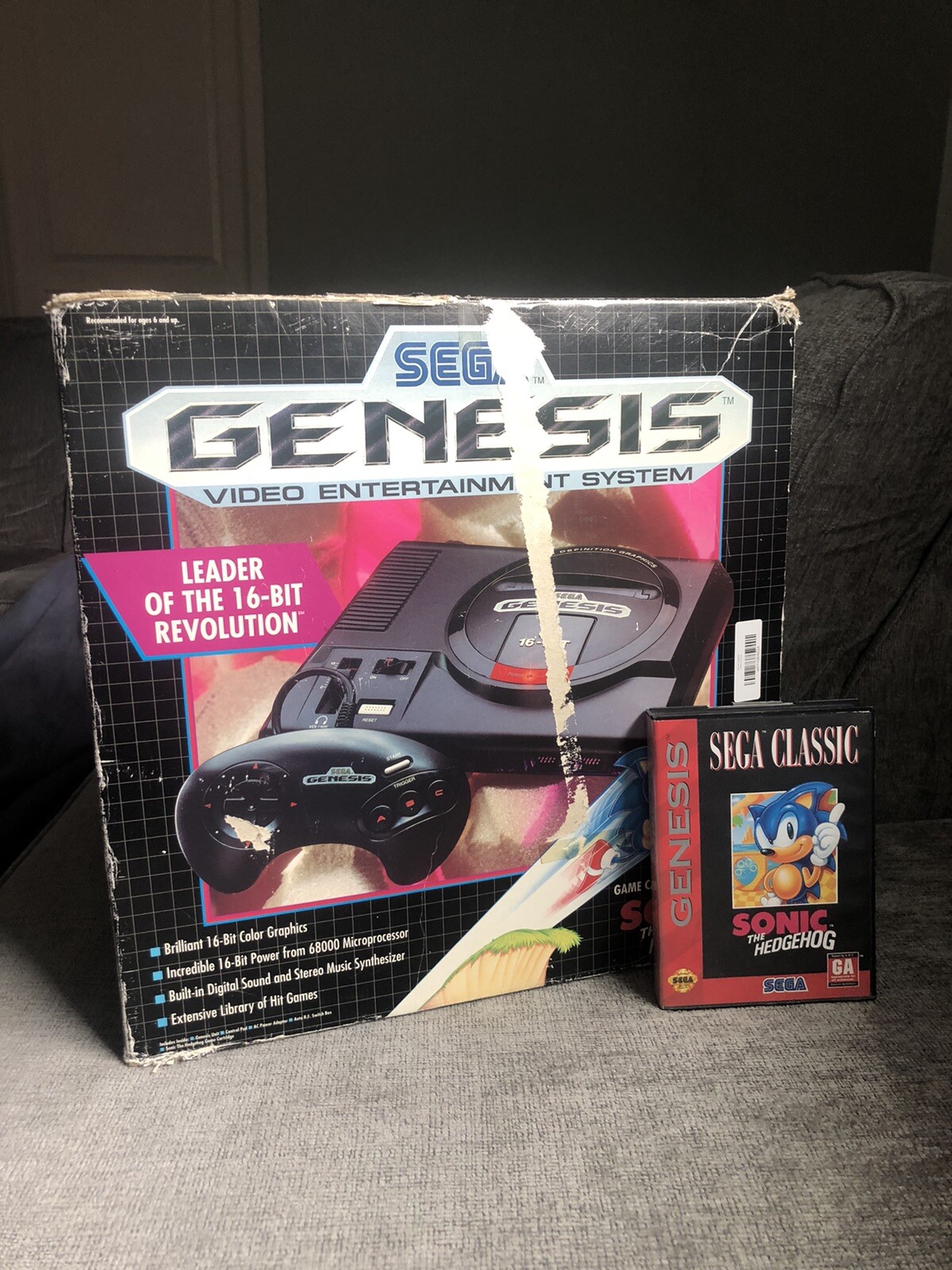 SEGA SG-10037-2 Genesis Mini Game Console – Black