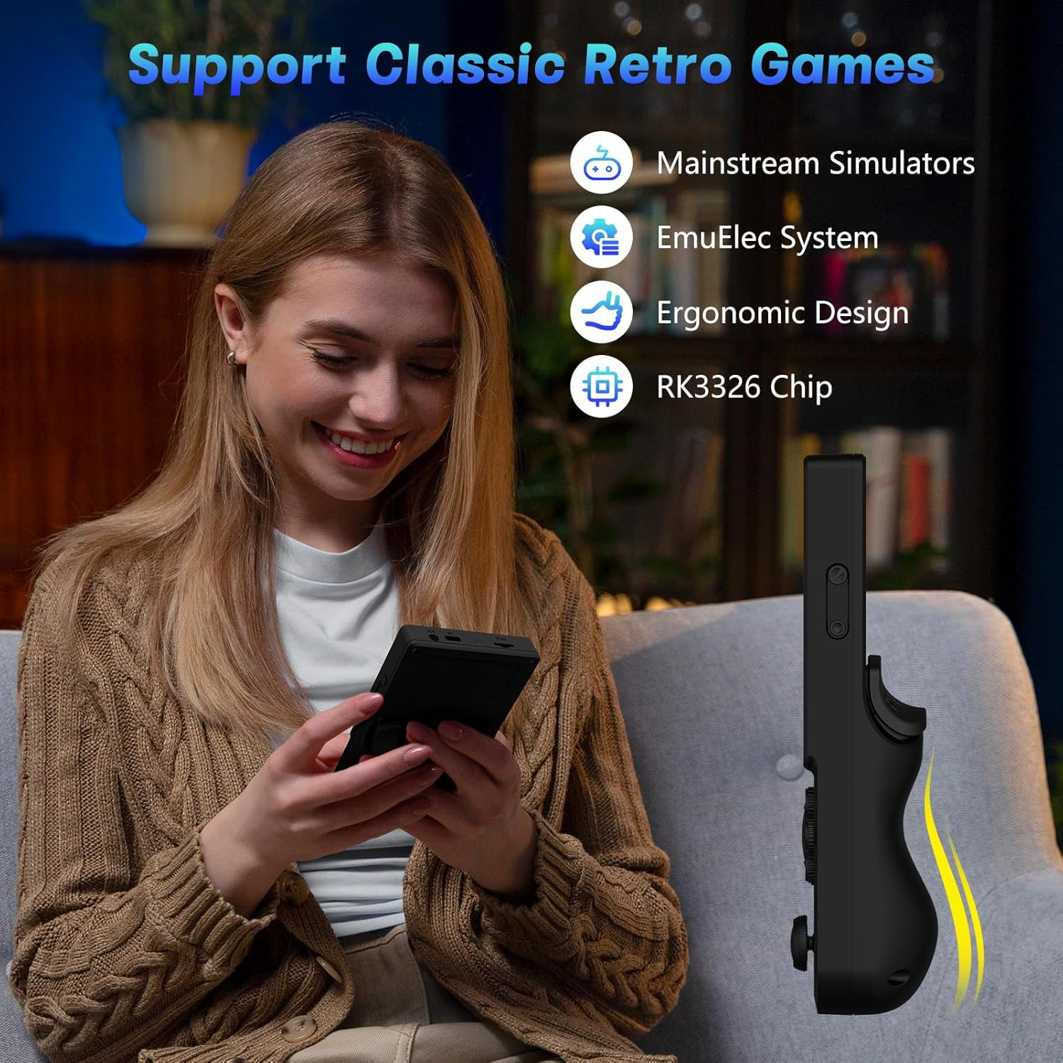 R36TMAX Retro Handheld Game Console, Portable Retro Gaming Console with 4.0” Crt