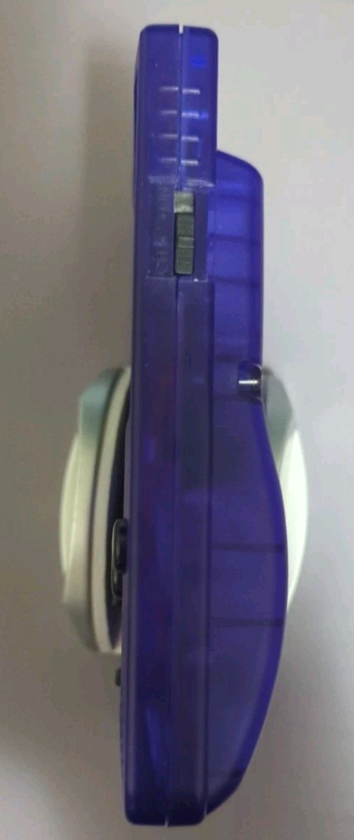 Nintendo clear blue Gameboy color with 2.45 in IPS screen
