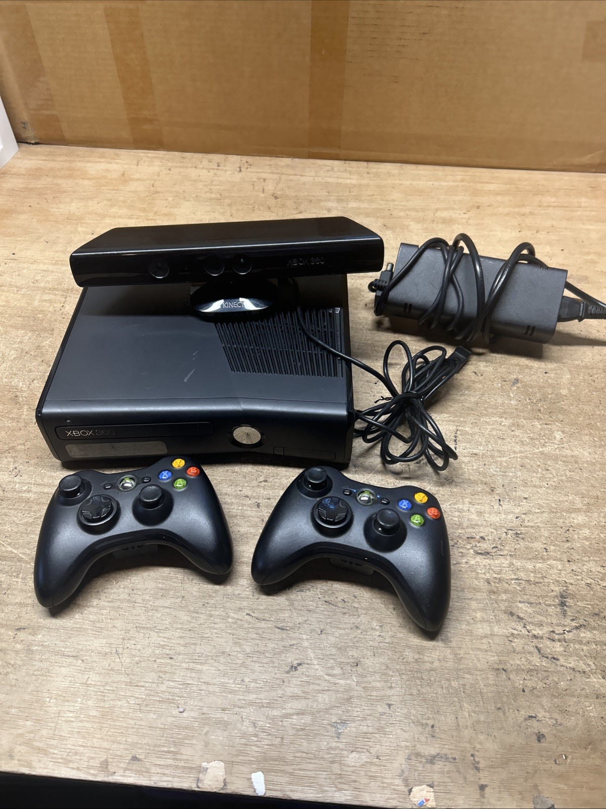 Tested Xbox 360s Model 1439 Console Bundle + Kinect Sensor + Controller – READ