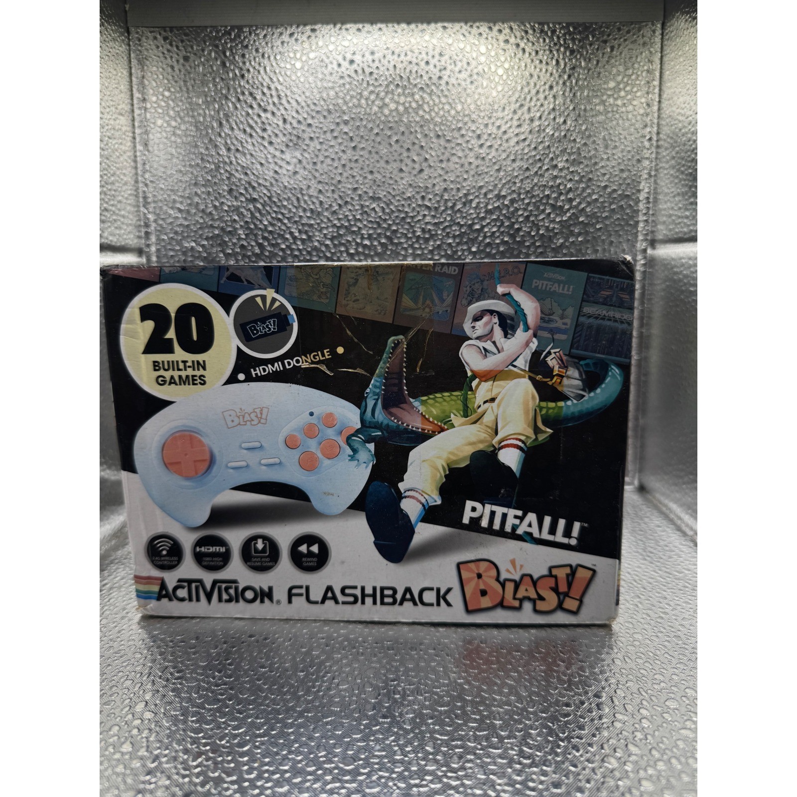 Activision Flashback Blast HDMI Dongle 20 Built-In Games Controller Retro