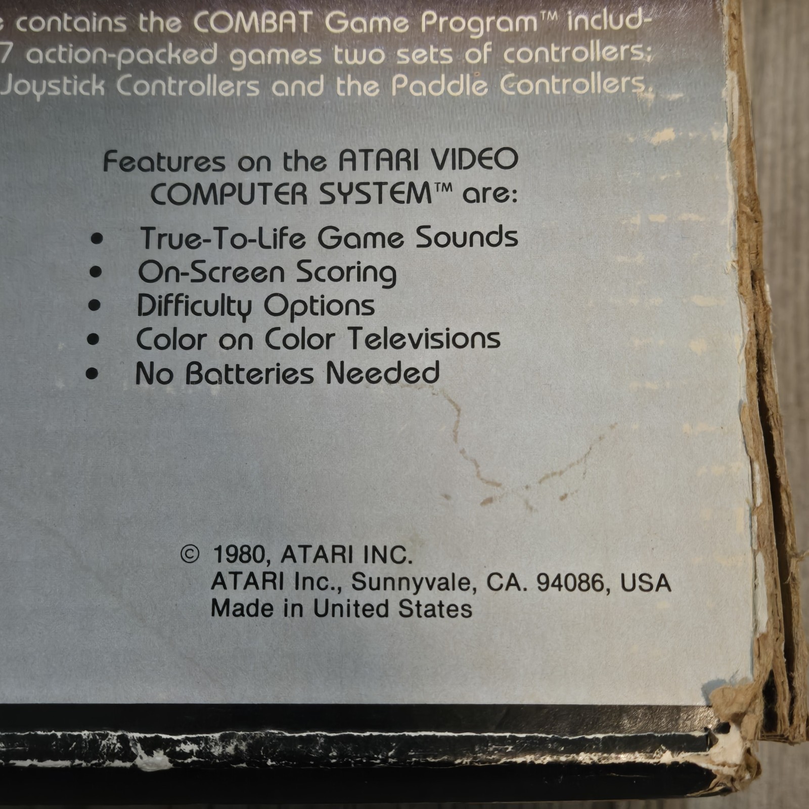 Vintage 1980 Atari CX-2600A Gaming Console Very Clean IN BOX 20 Extra Games READ
