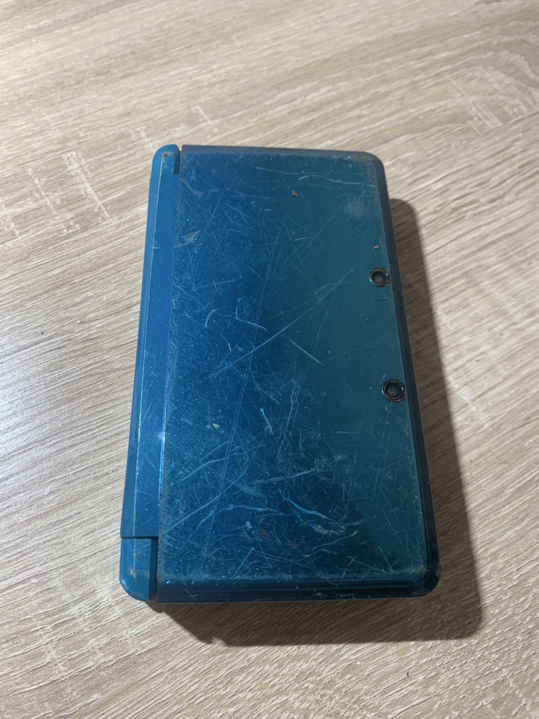 1330 Nintendo 3DS Aqua Blue For Parts