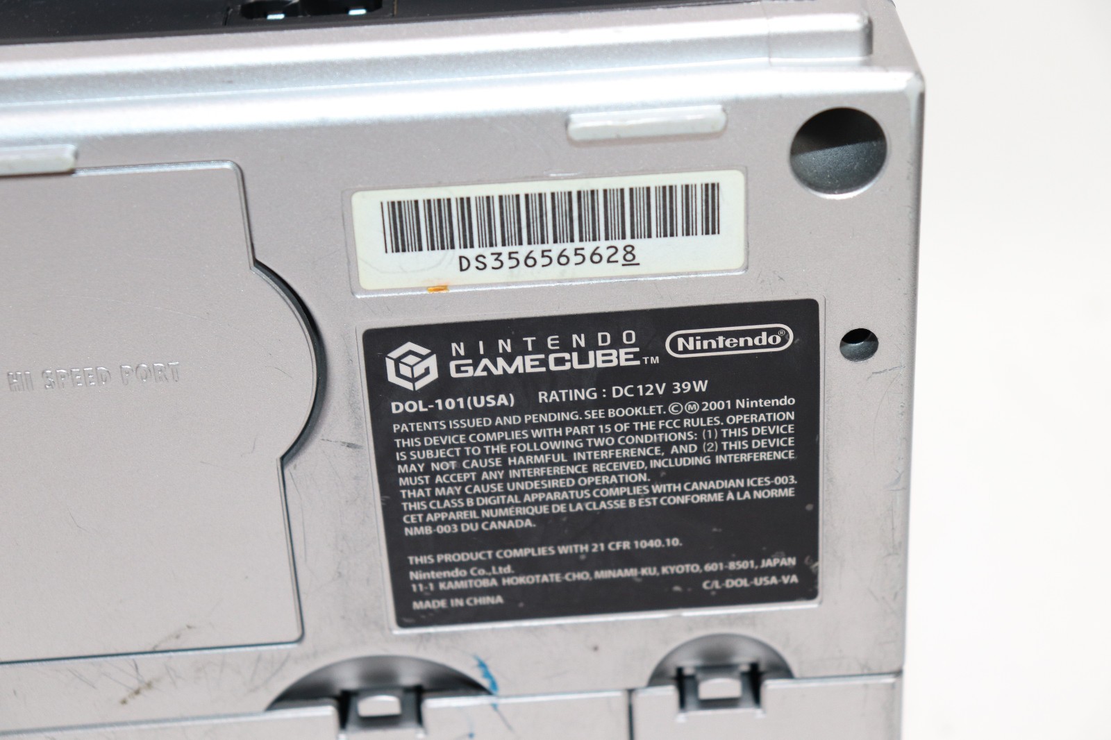 Nintendo GameCube Console DOL-101(USA) Silver – Complete