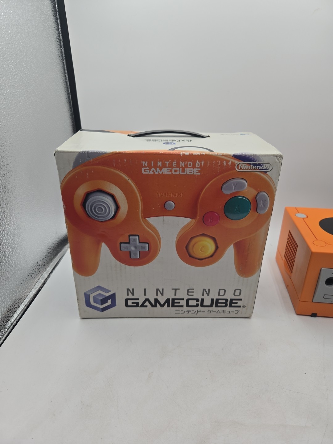 Nintendo Spice Orange Gamecube DOL-001 CIB Complete Us Region US Seller TESTED!!