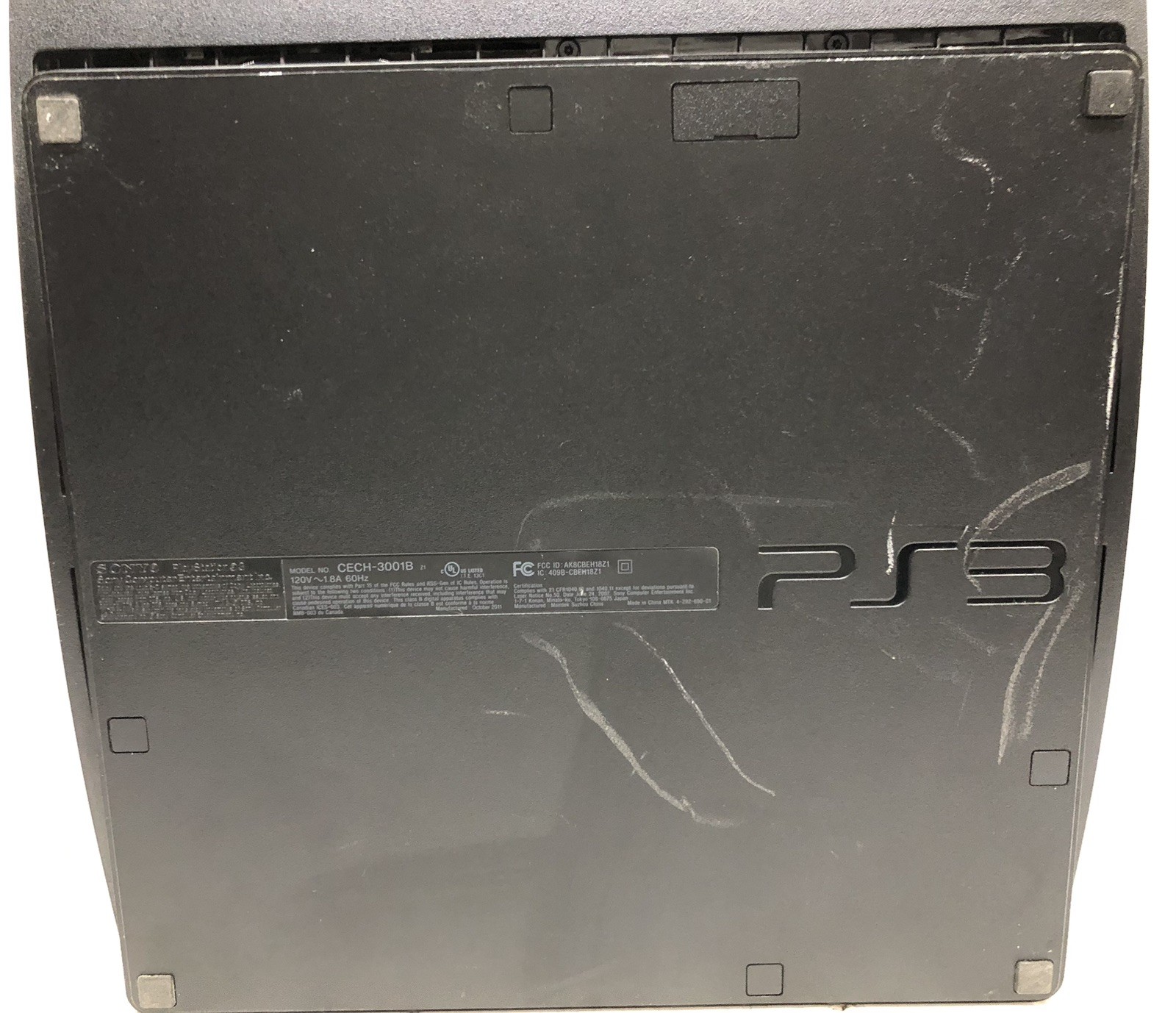 PLAYSTATION 3 SLIM CONSOLE 320GB TESTED WORKING WITH CONTROLLER AND CABLE LOT