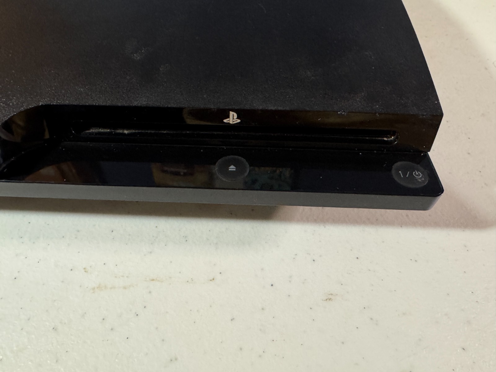 Sony PlayStation 3 PS3 Slim TESTED 320GB (3001B) w cords, controller and games