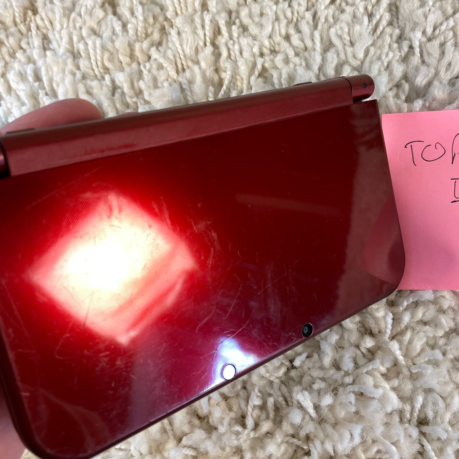 Nintendo “New” 3DS XL Metallic Red Handheld Console System RED-001 Top IPS Works
