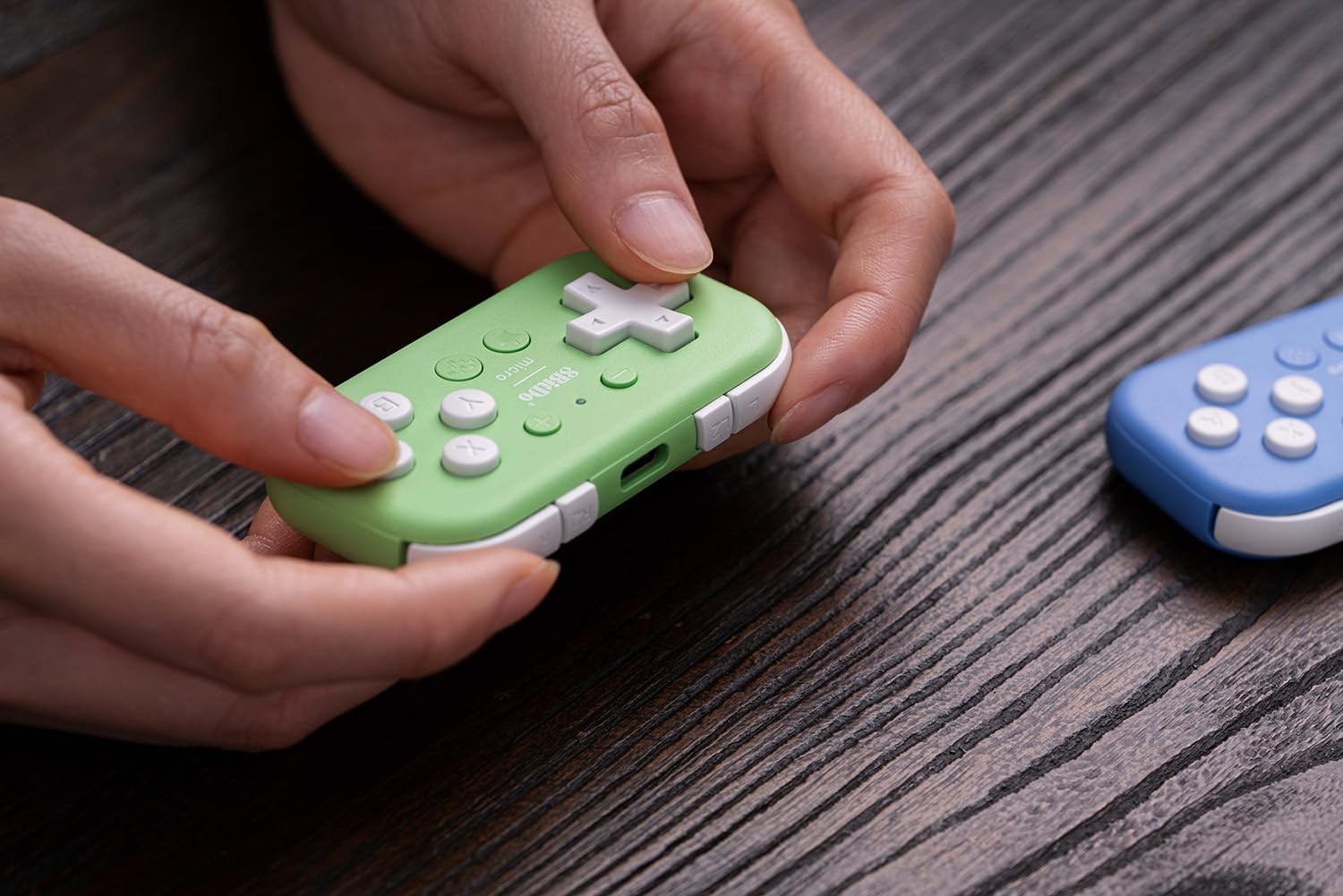 8Bitdo Micro Bluetooth Gamepad Pocket-sized Mini Controller for Switch, Green