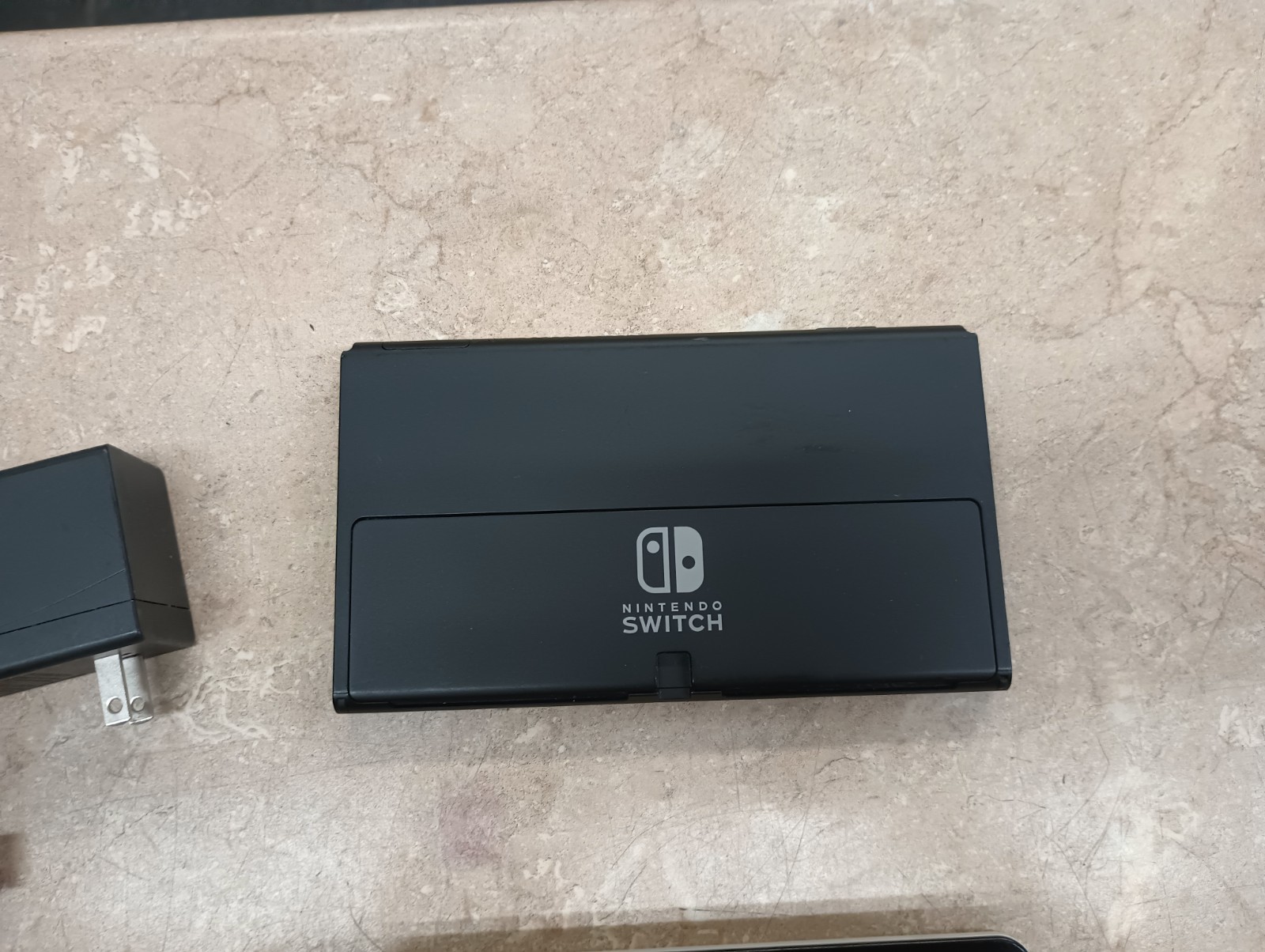 Nintendo Switch OLED (no Joy Cons) w/ Dock & Cables