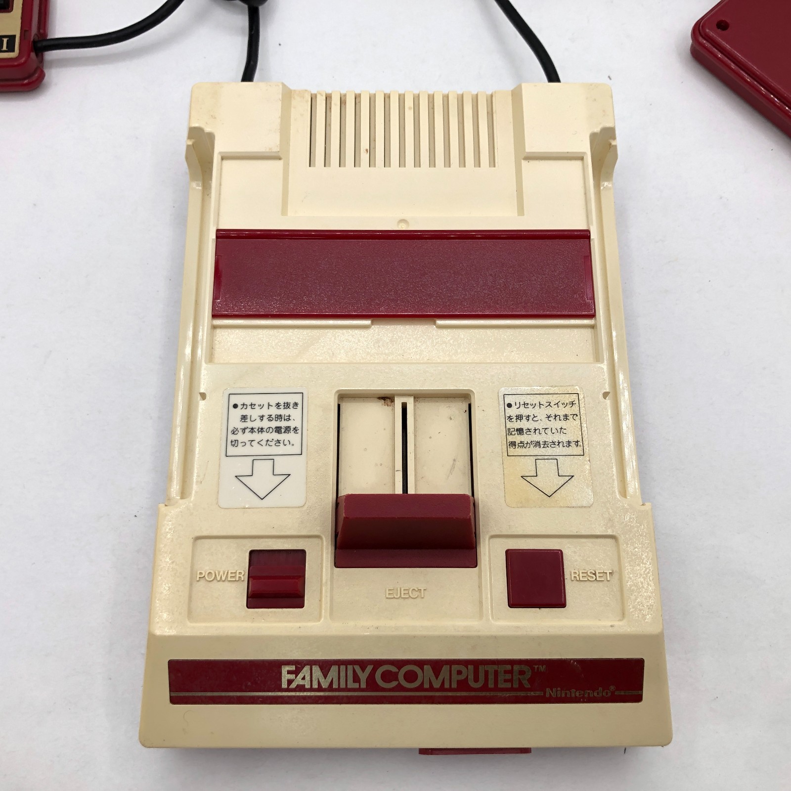 Nintendo Famicom Console Square Botton NES Japan HVC-001 Tested Rare