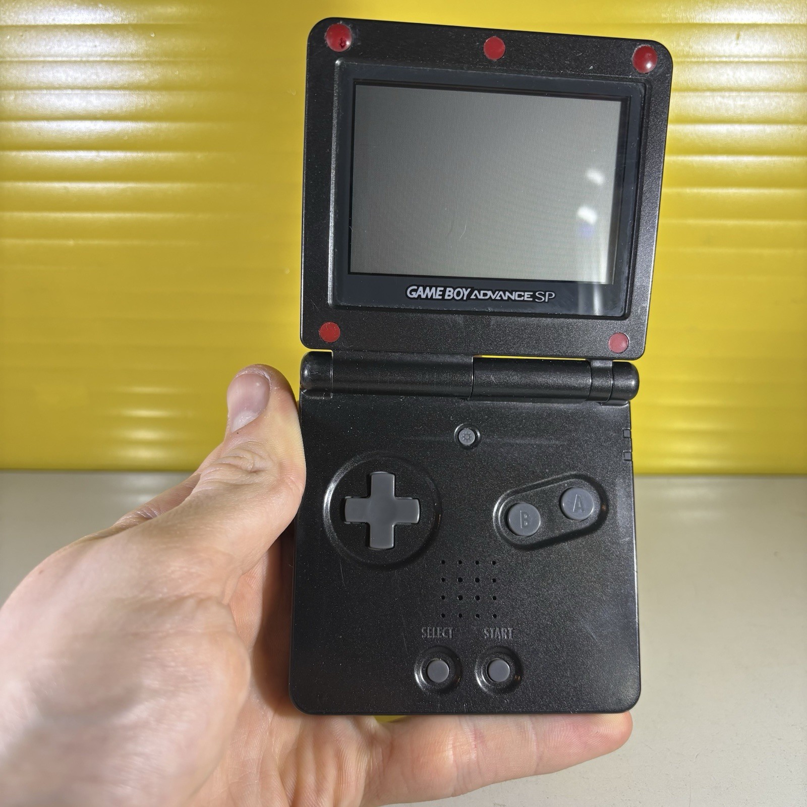 Nintendo Game Boy Advance SP GBA Black Original Console With Great Charger