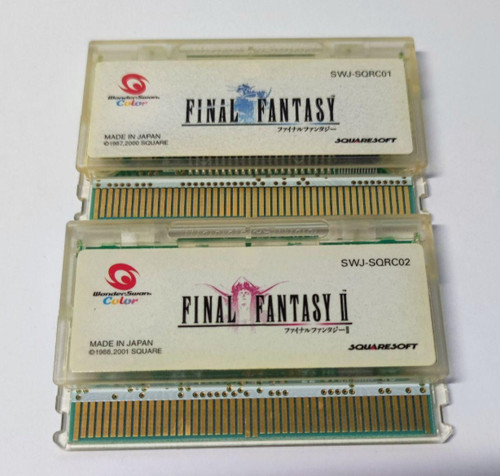 Bandai WonderSwan Color Console w/ Final Fantasy 2 Game Set
