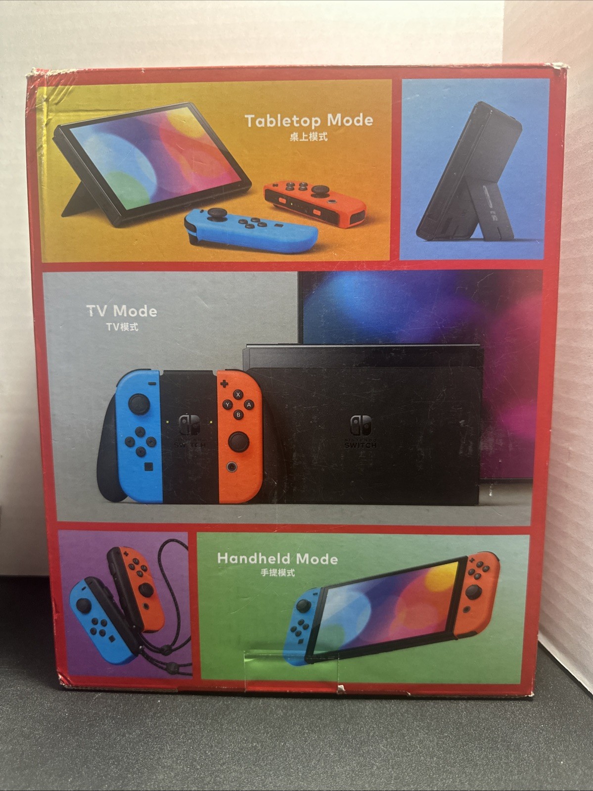 Nintendo Switch OLED Neon Red & Neon Blue Japan Tested – Read Full Description !
