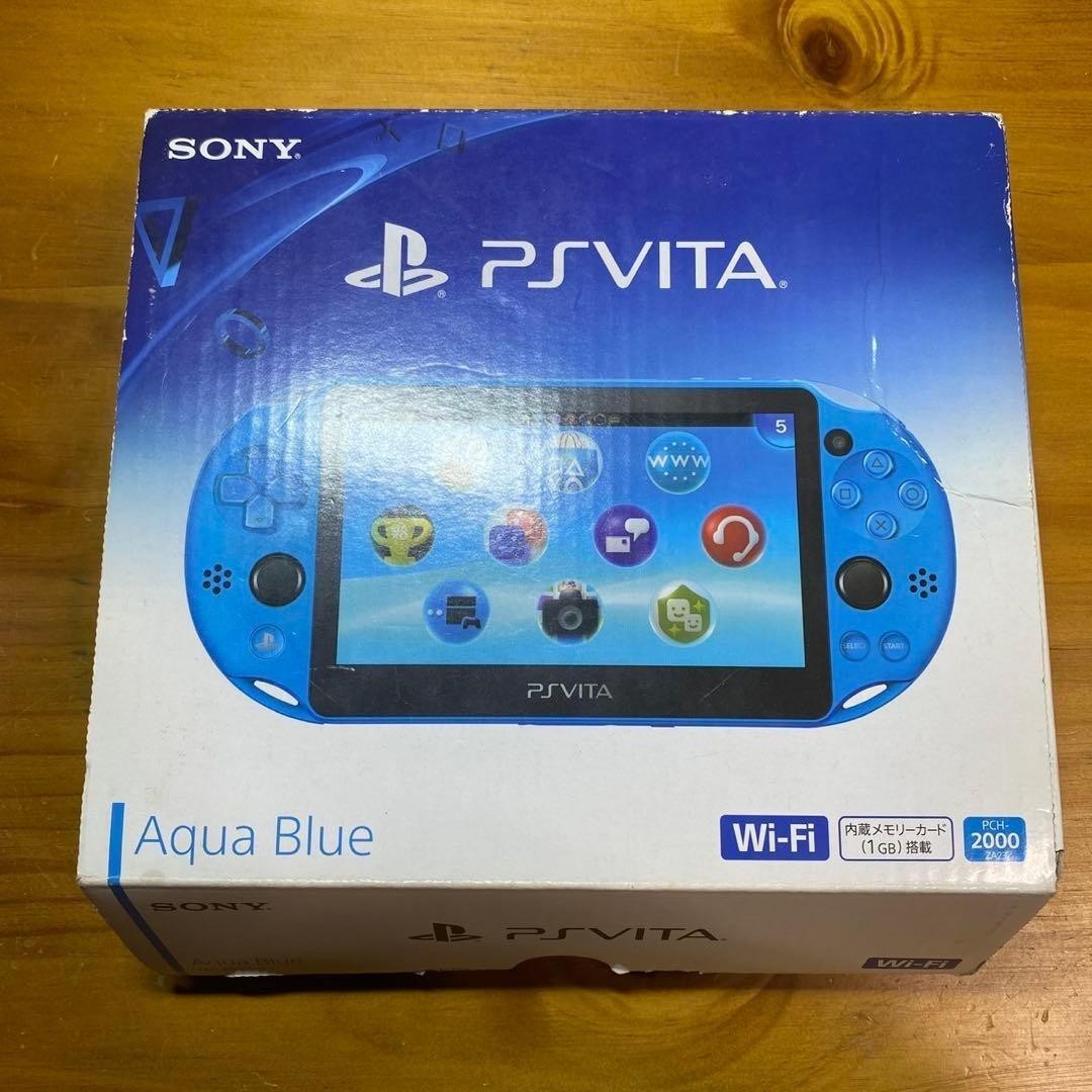 Sony Playstation PS Vita Aqua Blue PCH-2000 ZA23 Console used