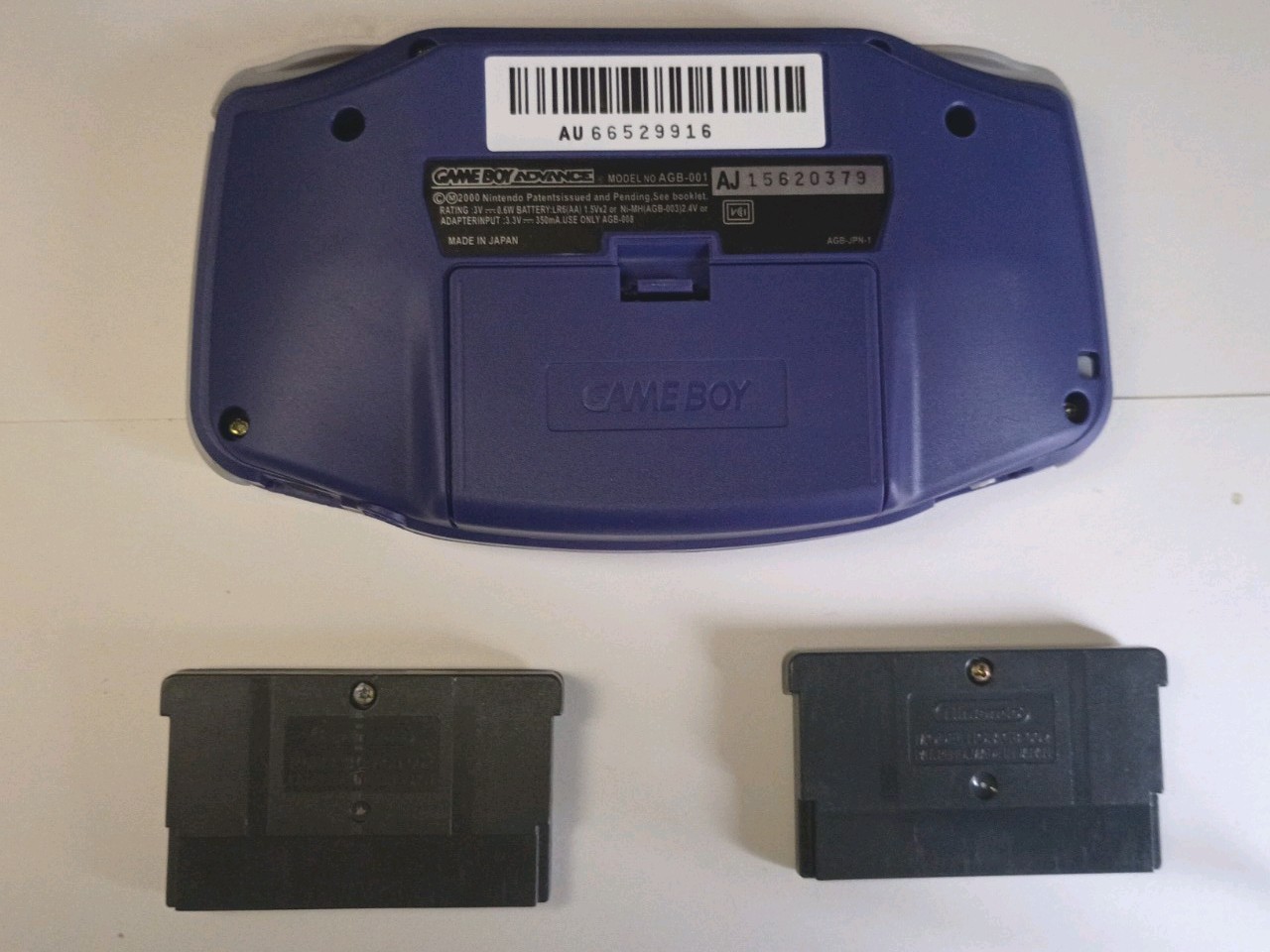 Nintendo Game Boy Advance – Indigo Purple – Excellent Condition games included!