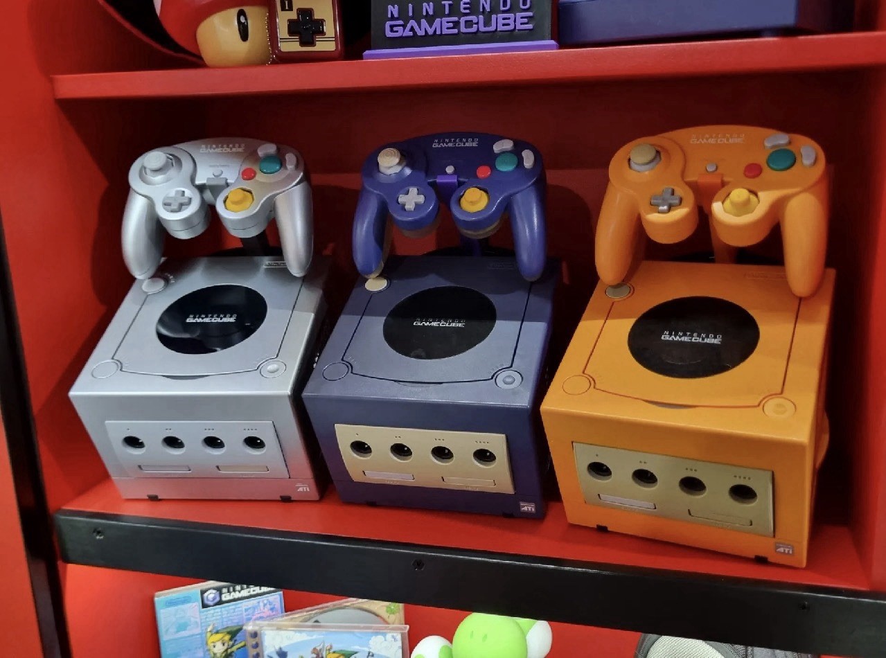 🔥 Indigo OEM Nintendo GameCube, Recapped Disk, OEM Blk Controller – Bundle ‼️