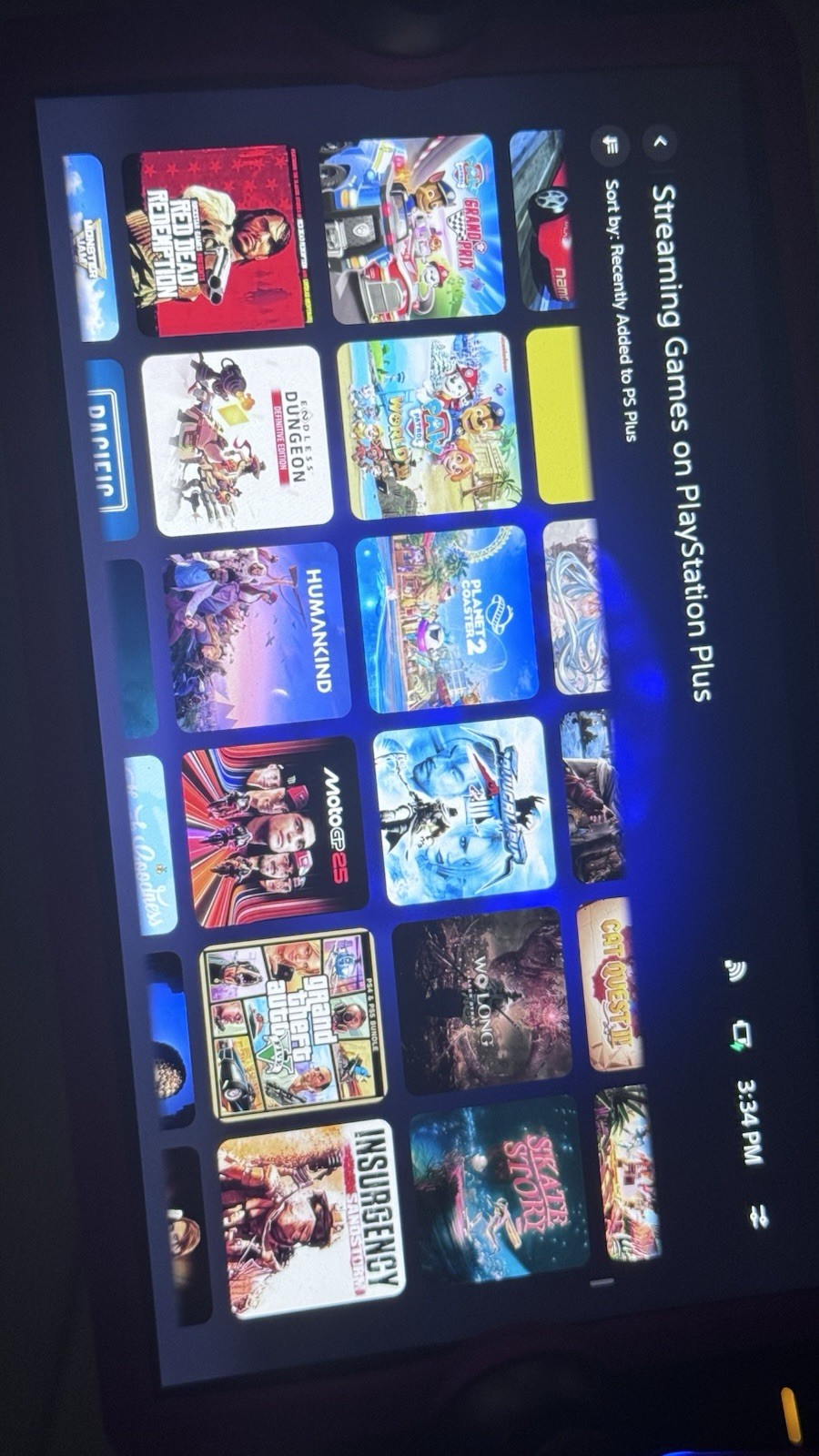 Sony PlayStation Portal Red Handheld Console Wi-Fi Cloud Gaming Touchscreen