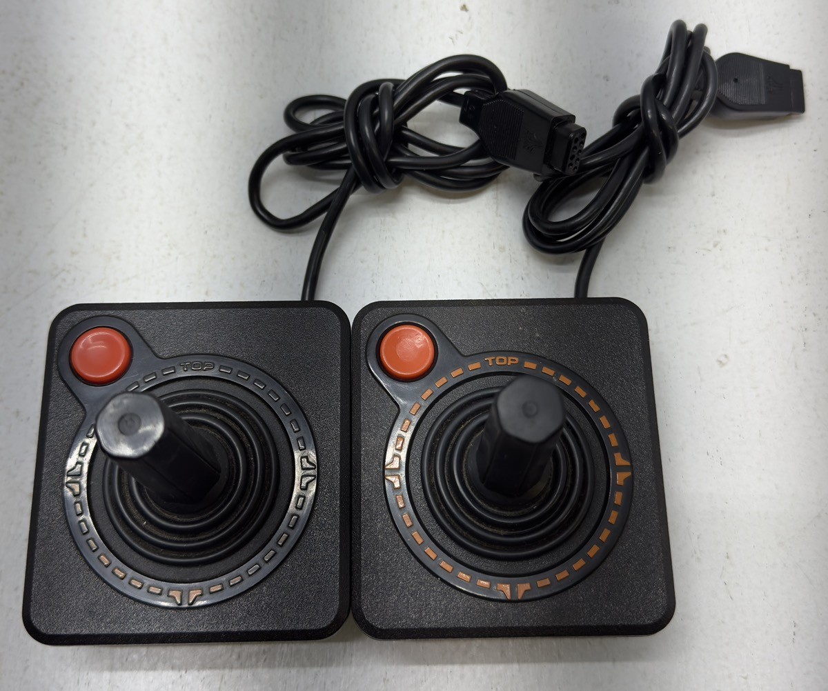 ATARI CX-2600A Video Gaming Console w/Controllers (Parts or Repair) READ