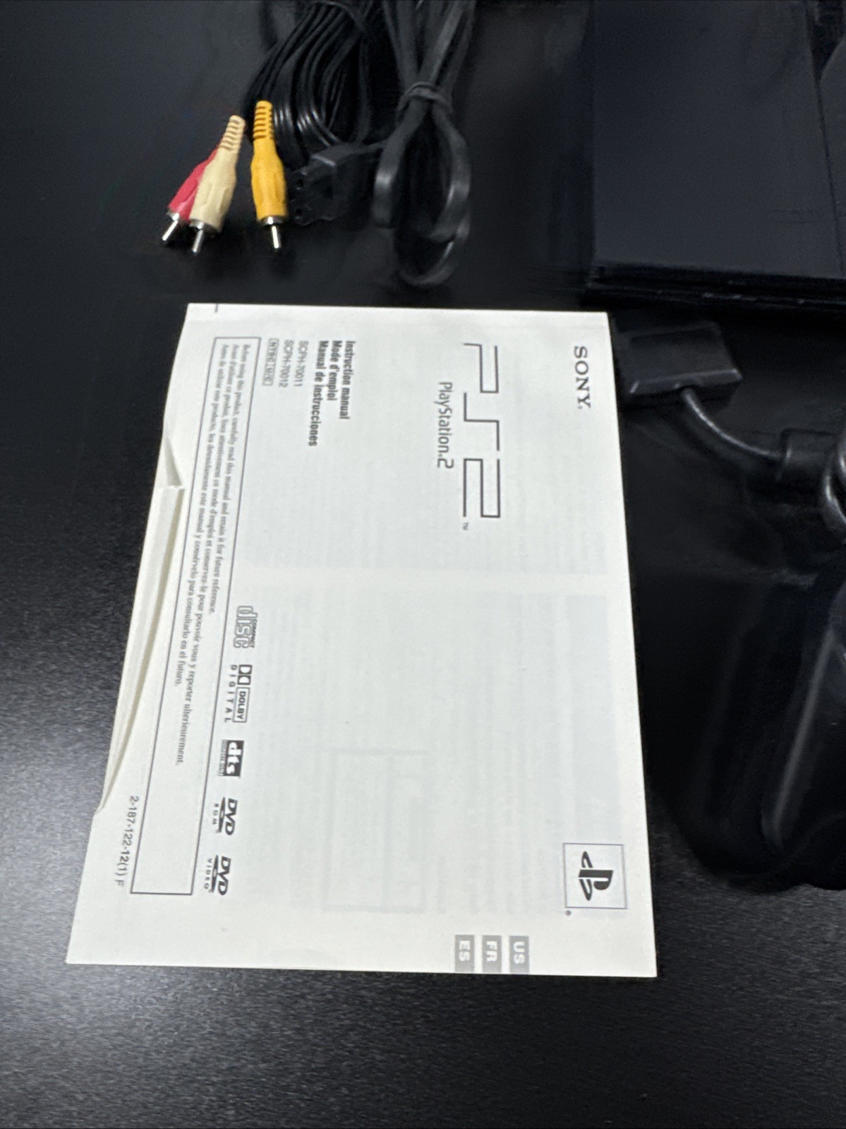 Sony PlayStation 2 PS2 Slim Black Console SCPH-70012 Complete in Box