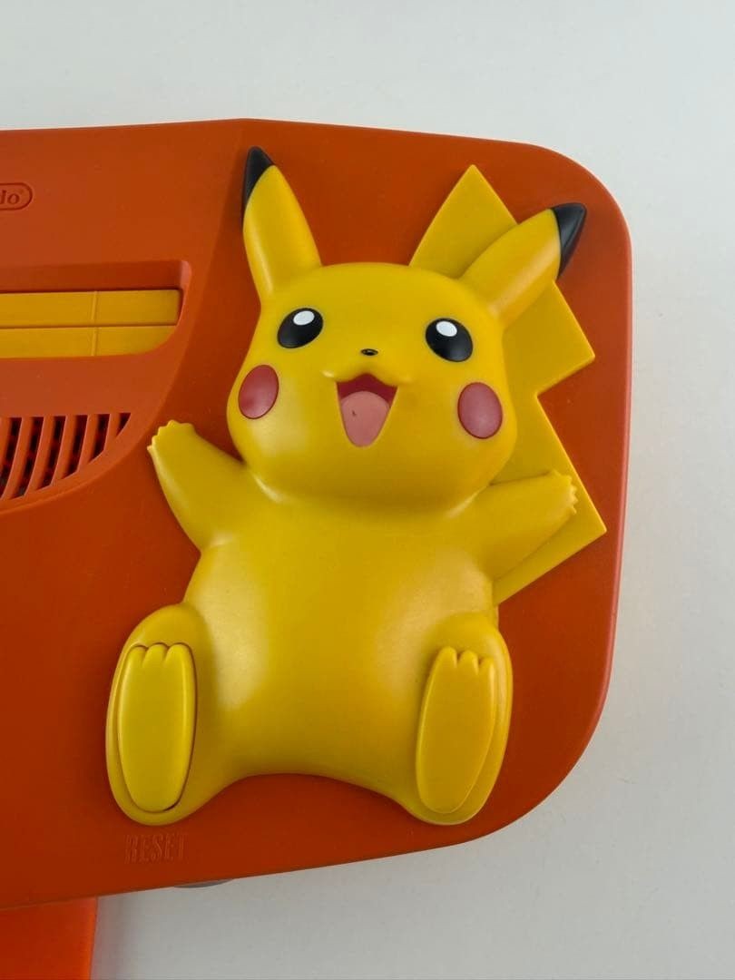 Nintendo 64 Pikachu Orange Yellow Console Pokemon N64 Japan Tested Boxed Rare