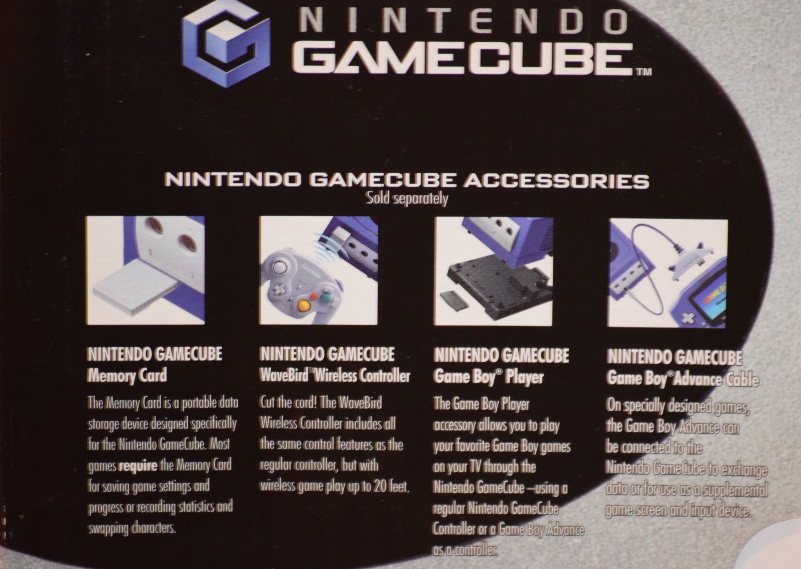 Nintendo GameCube Black Console DOL-101 Tested Working OEM Cords