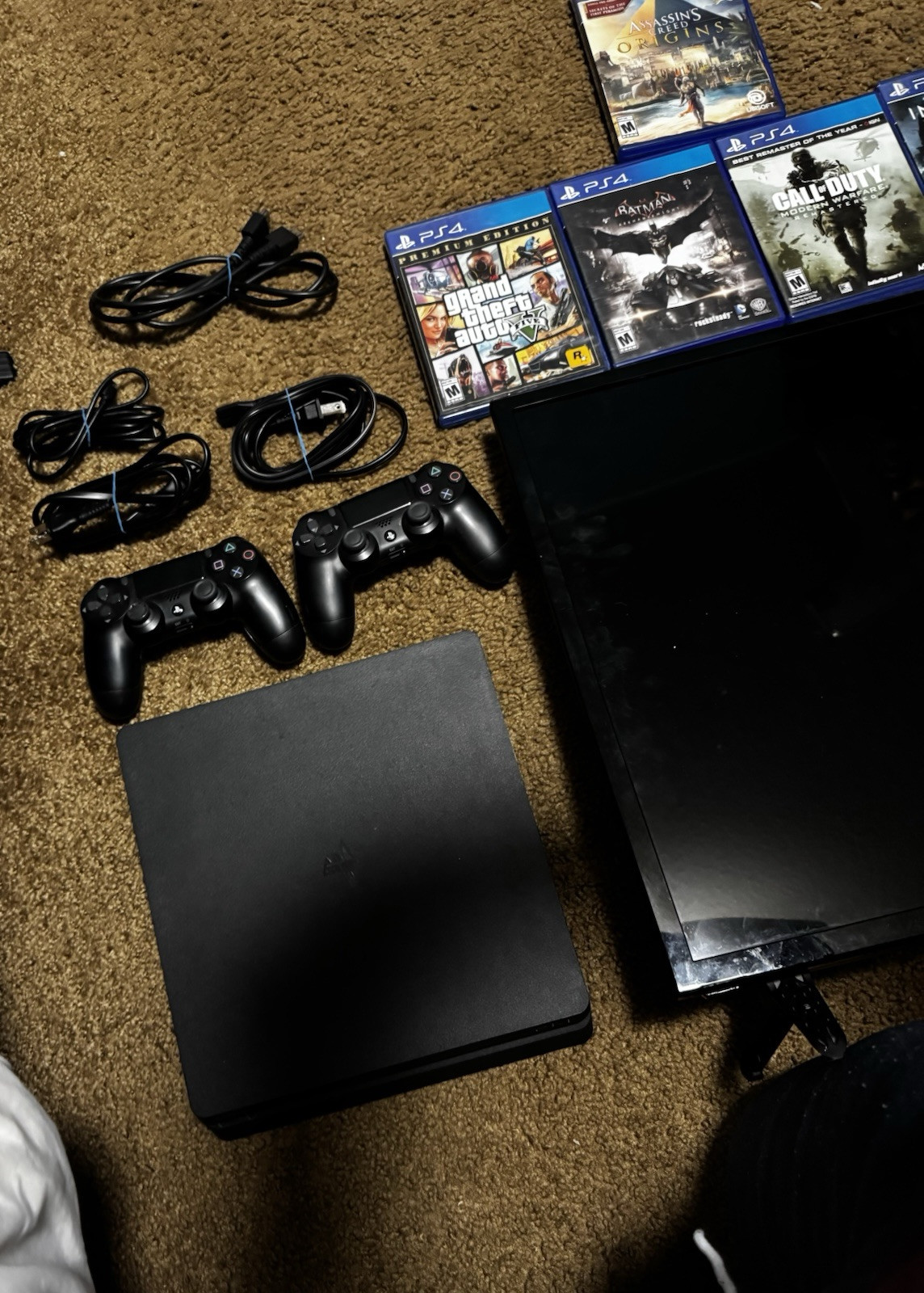 PS4 and tv w games in really good condition Burley used I don’t got any time