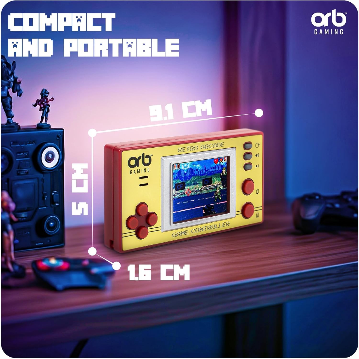 Mini Retro Game Console 150 Built-in Games LCD