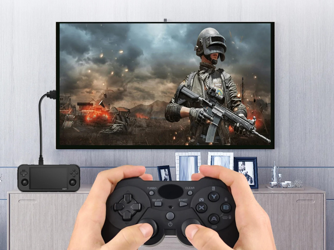 Retroid Pocket 3 Handheld Gaming Console Retro Grey 16 BIt