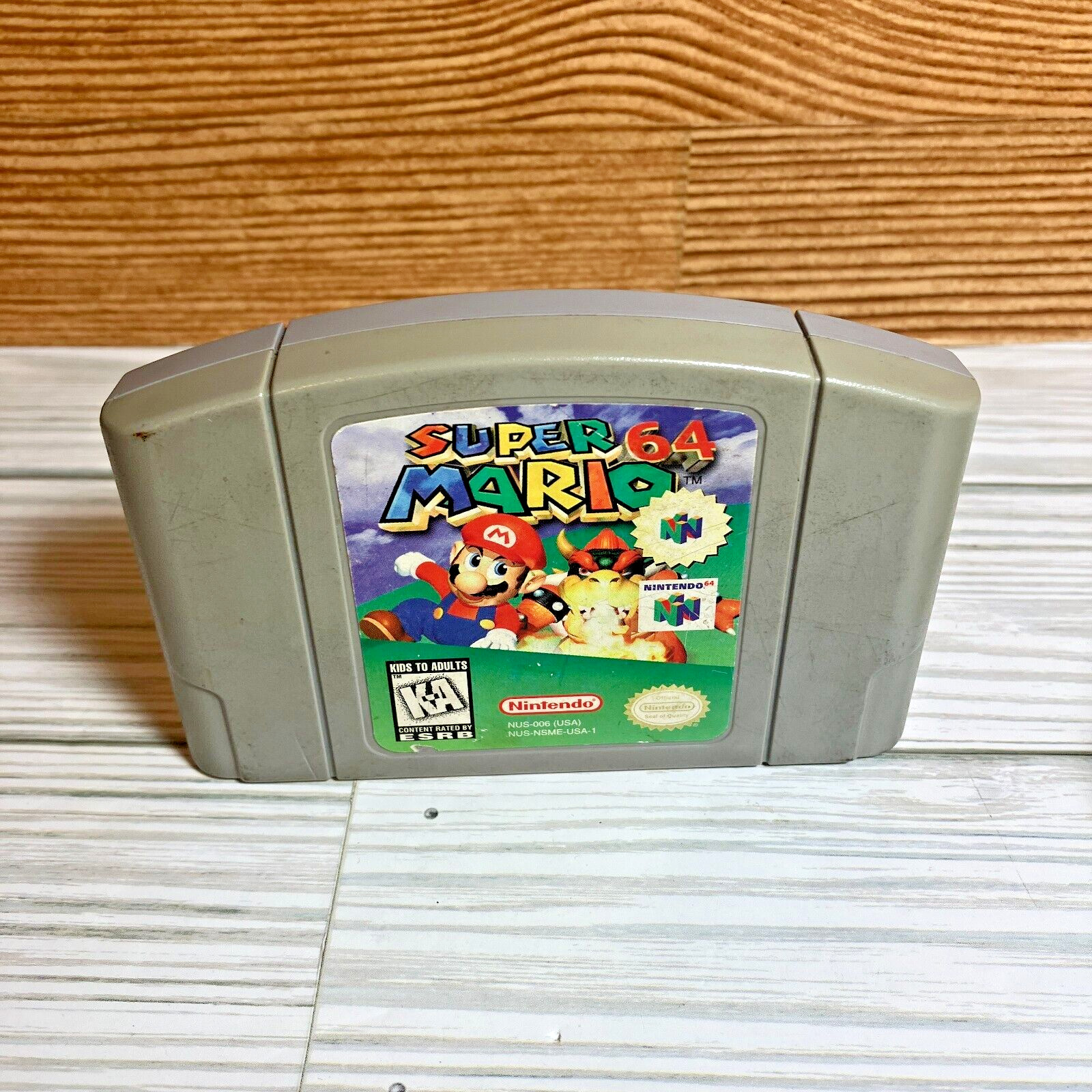Nintendo 64 N64 System Console OEM Bundle Lot w/ Mario Game – No AV