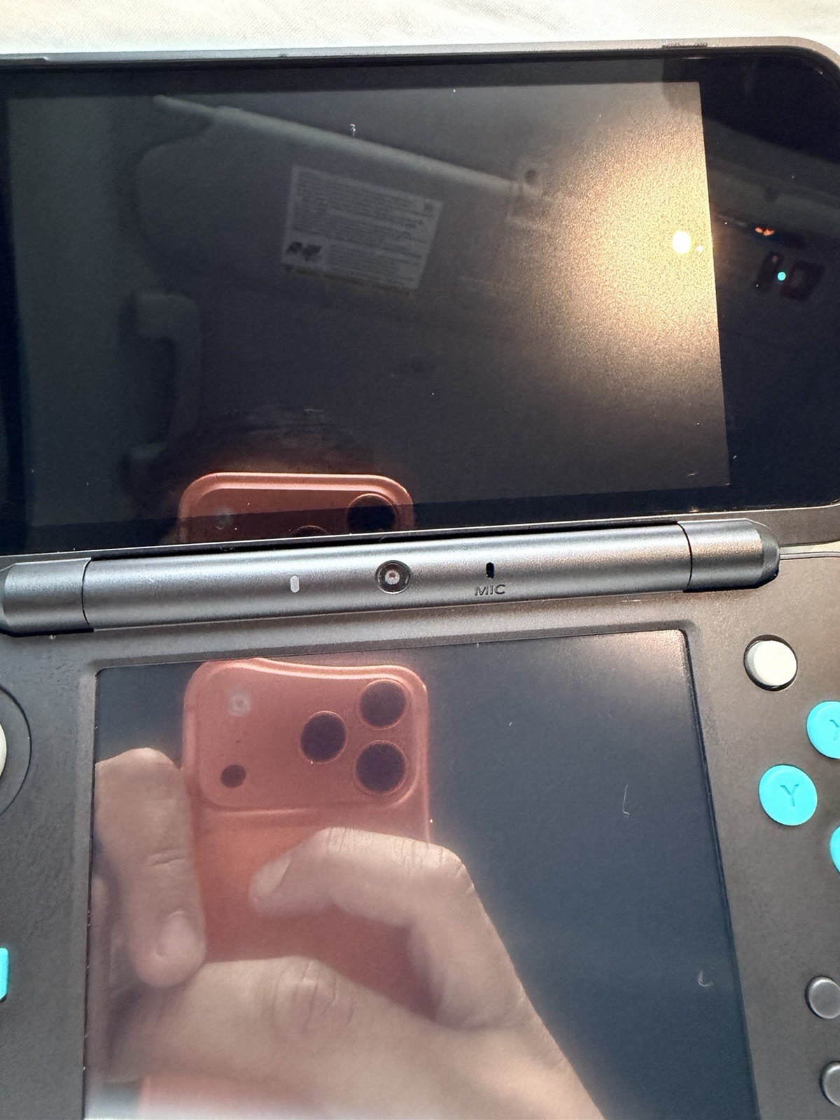 “New” Nintendo 2DS XL Black Turquoise TESTED With Stylus – CONSOLE ONLY- GREAT