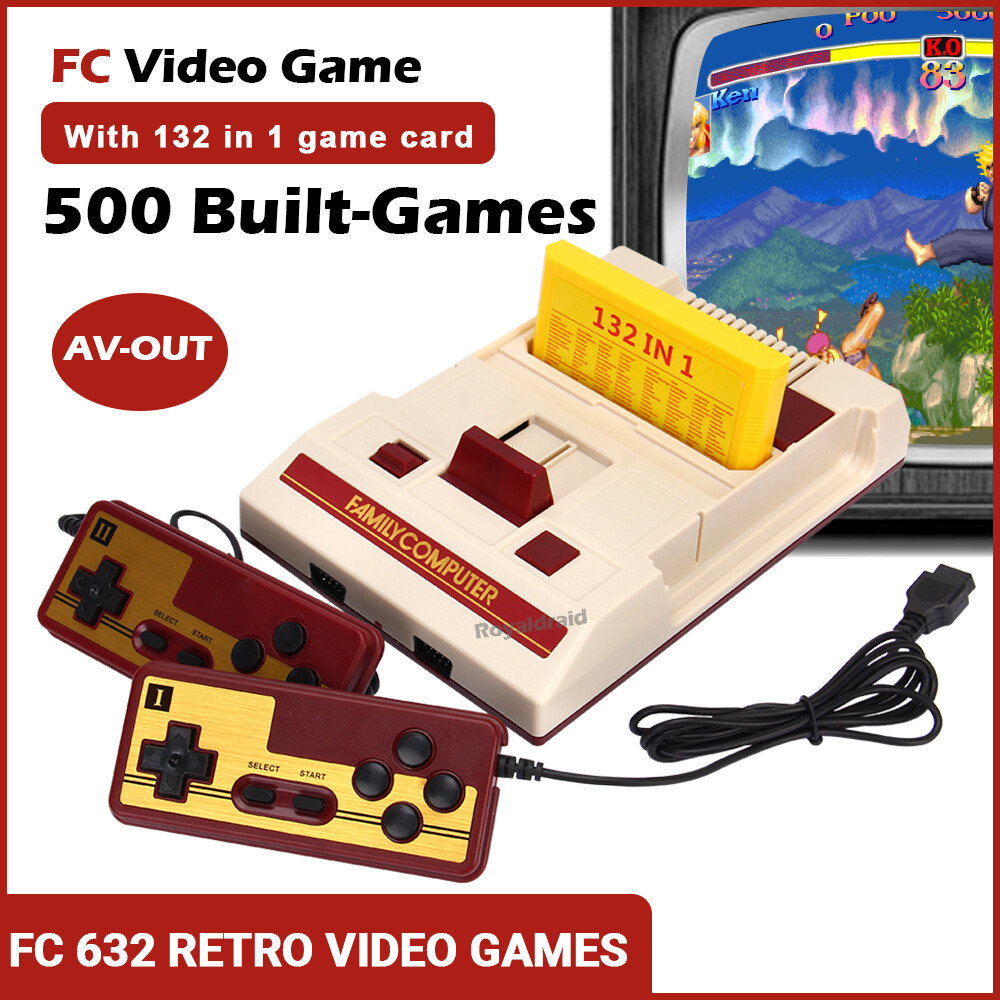 TV Game Console Support Game Cartridge For FC Retro Gaming