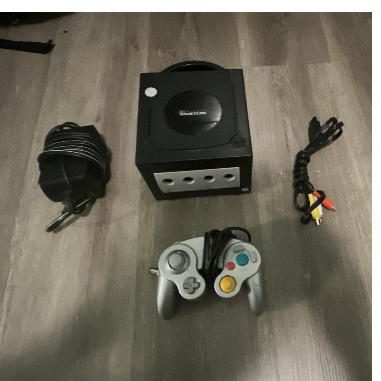 Nintendo GameCube Black Console with Controller, Power Adapter, AV Cable