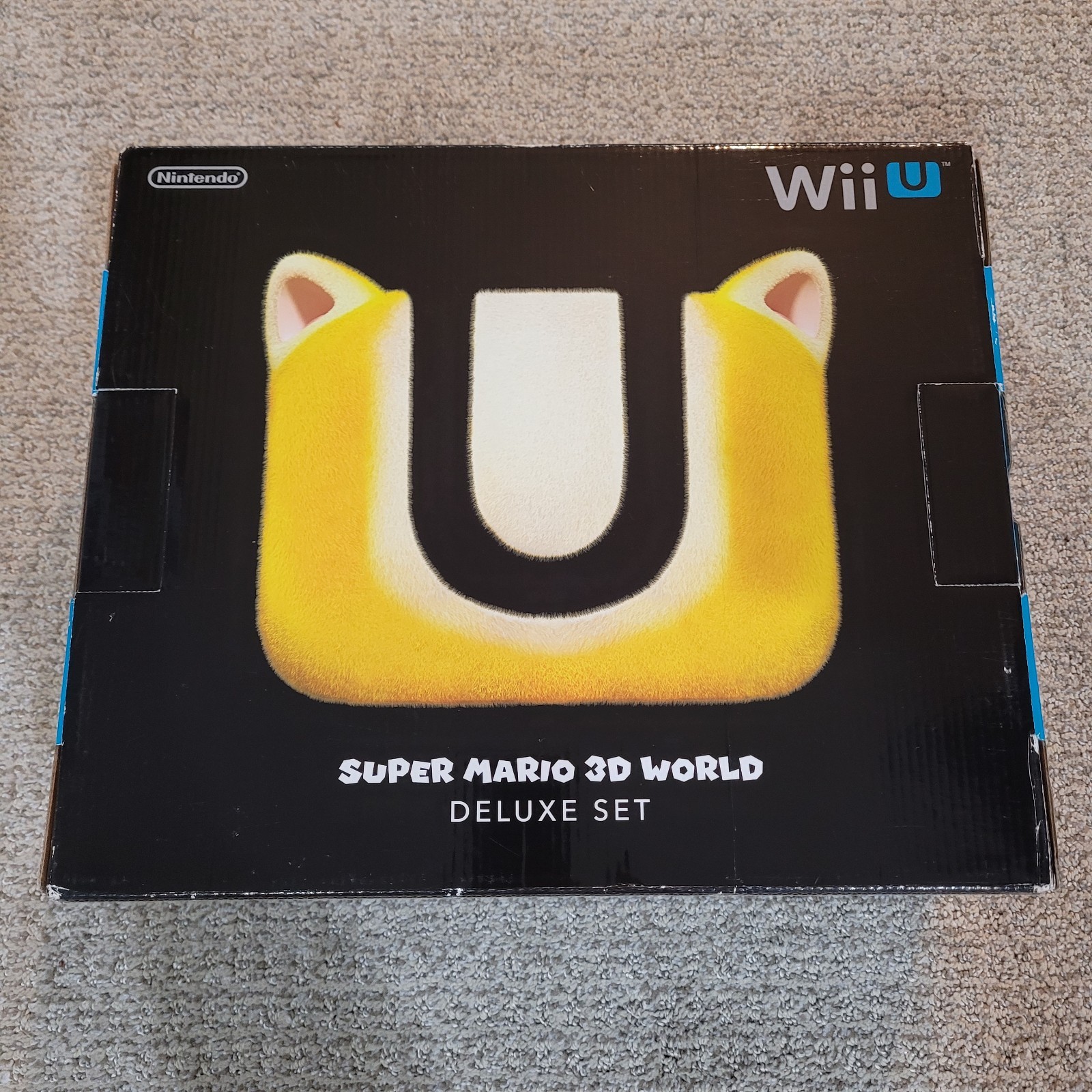 Nintendo Wii U 32 GB Super Mario 3D World Deluxe Set Black Brand New