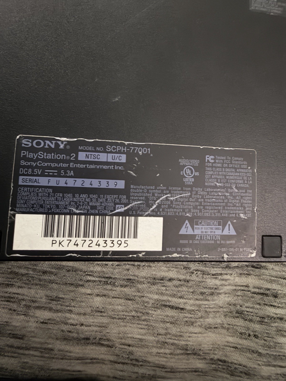 Sony PlayStation 2 Slim Console – Black