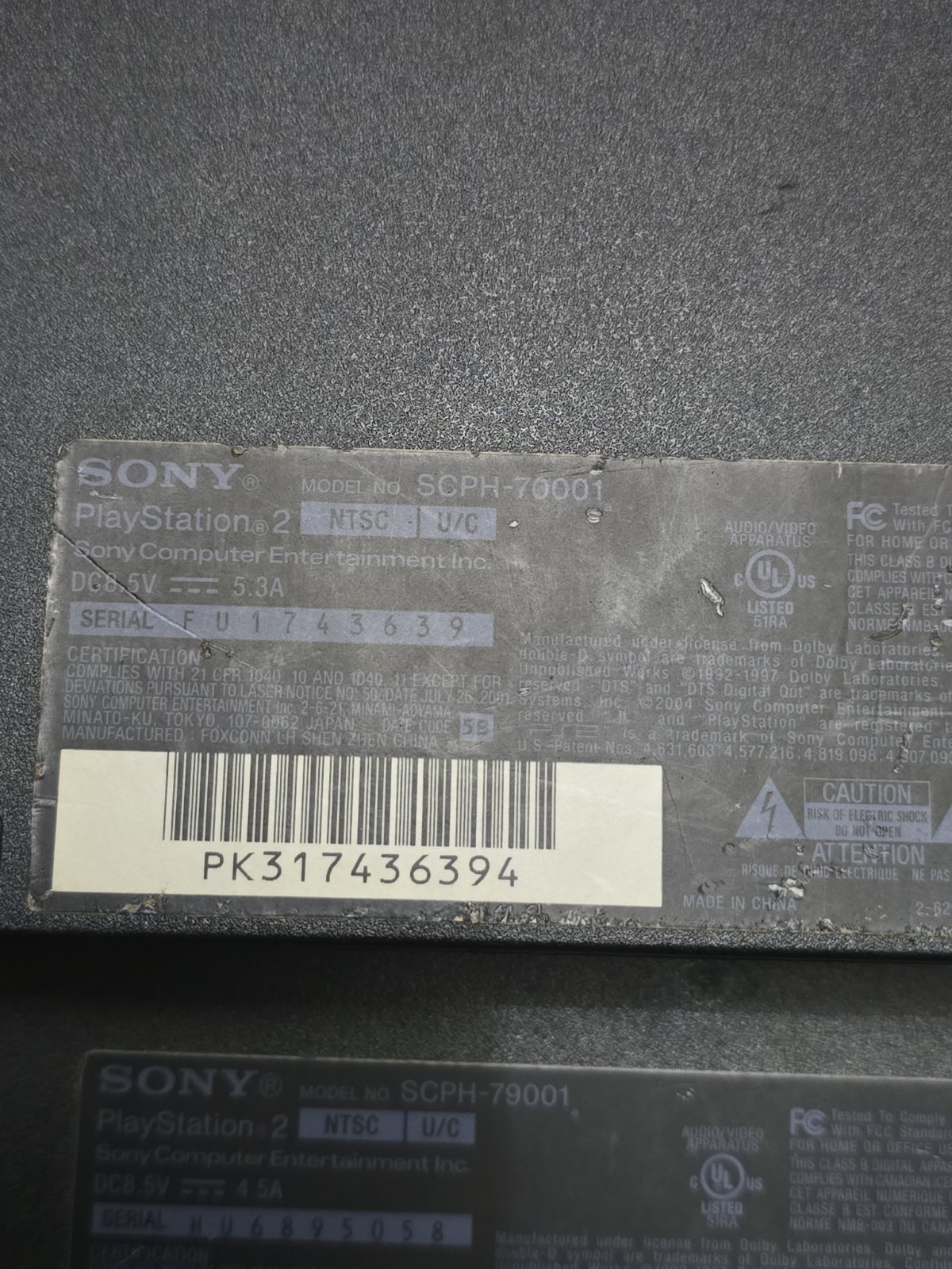 LOT OF Sony PlayStation 2 PS2 Slim Console *Parts/Repair* SCPH-70001 79001 As-is