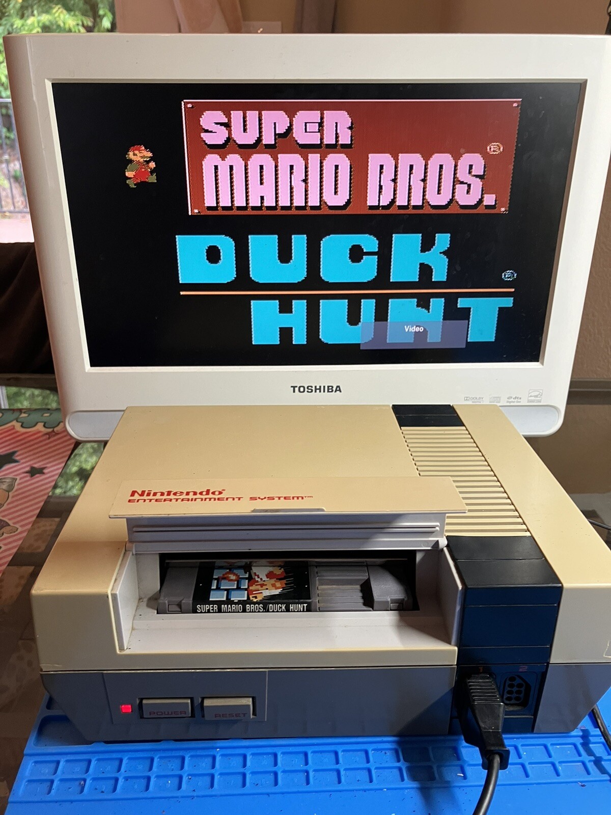 Nintendo NES Console System Bundle 10 Games Advantage NEW PINS Mario Bros 1 2 3