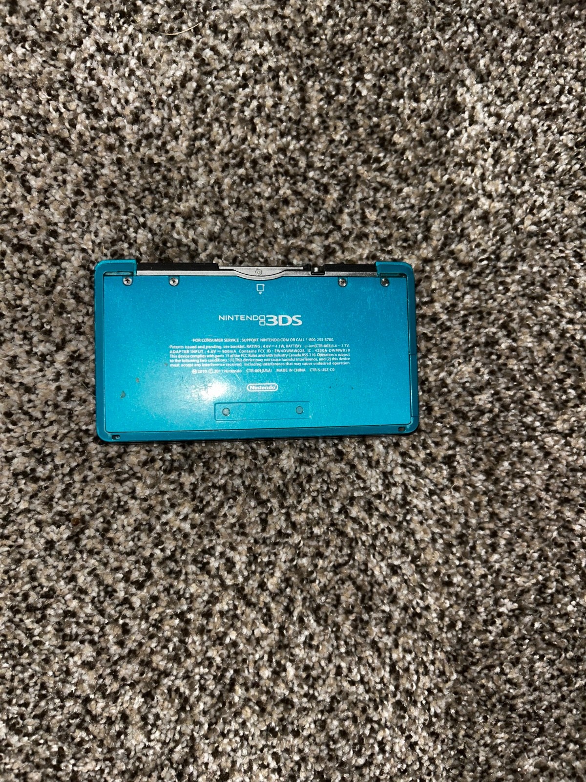 Nintendo 3DS Handheld System – Aqua Blue