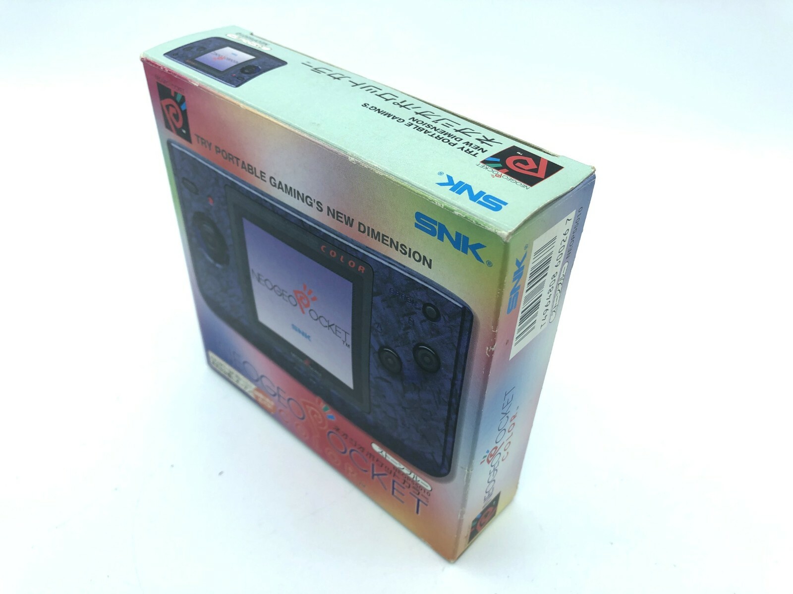 Neo Geo Pocket Color Console Stone Blue SNK Tested with 1 software game Boxed