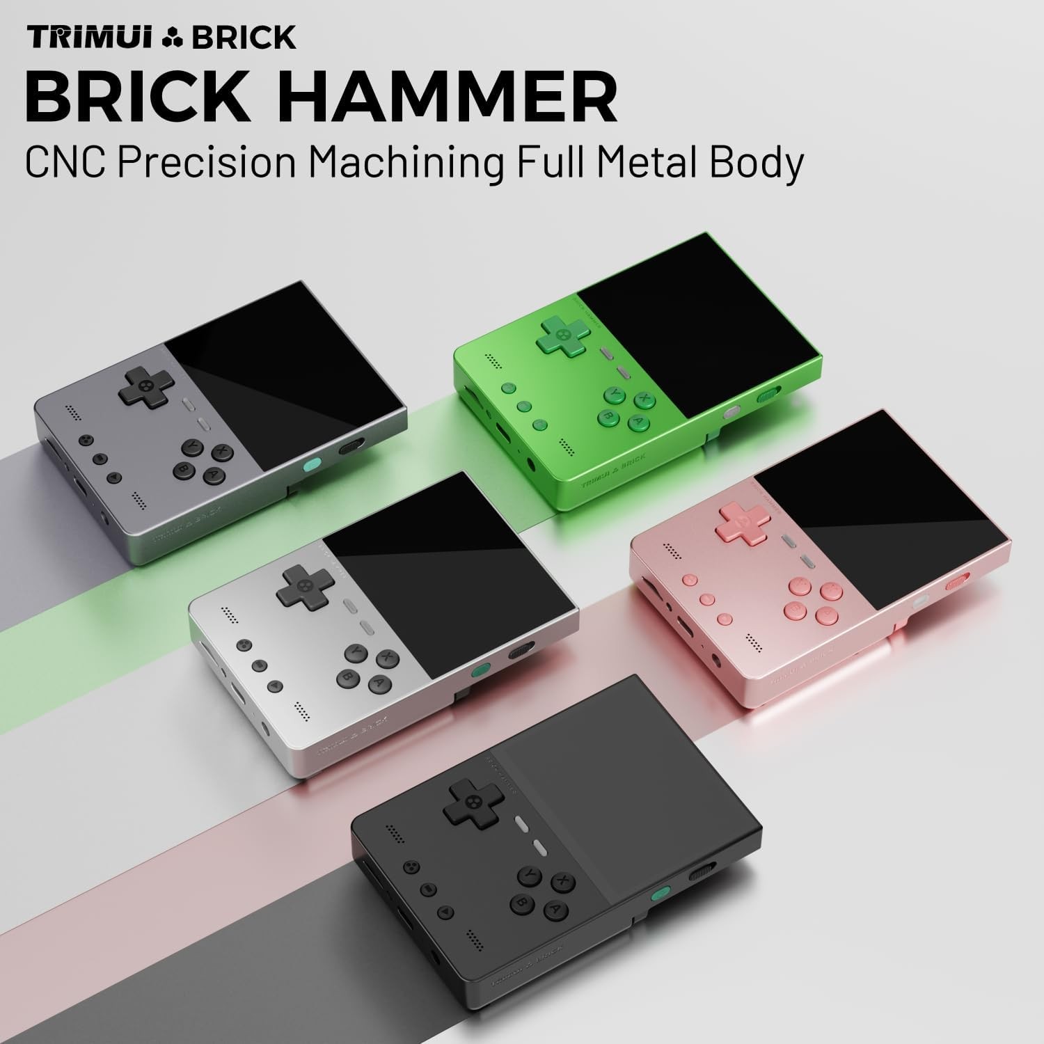 Trimui Hammer Metal Body Pink 3000mAh Vibration