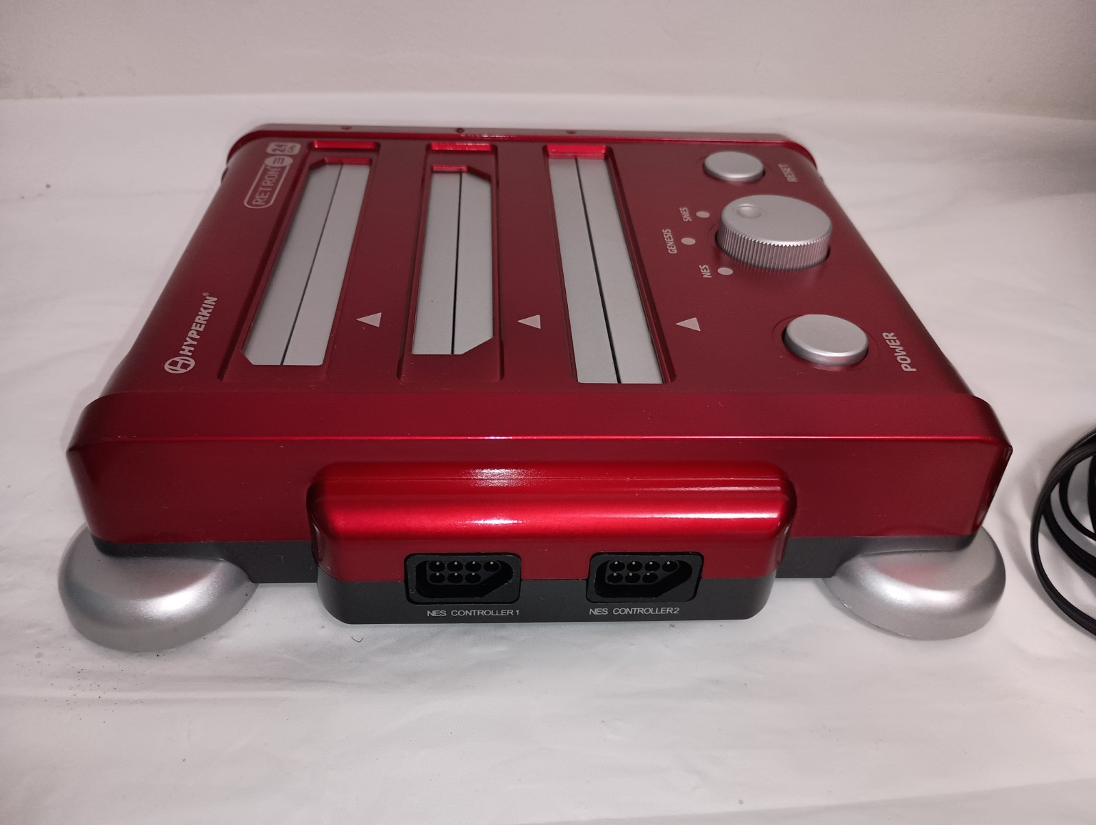 Hyperkin Retron 3 Wireless 2.4GHZ Console for NES Sega Genesis SNES Games TESTED