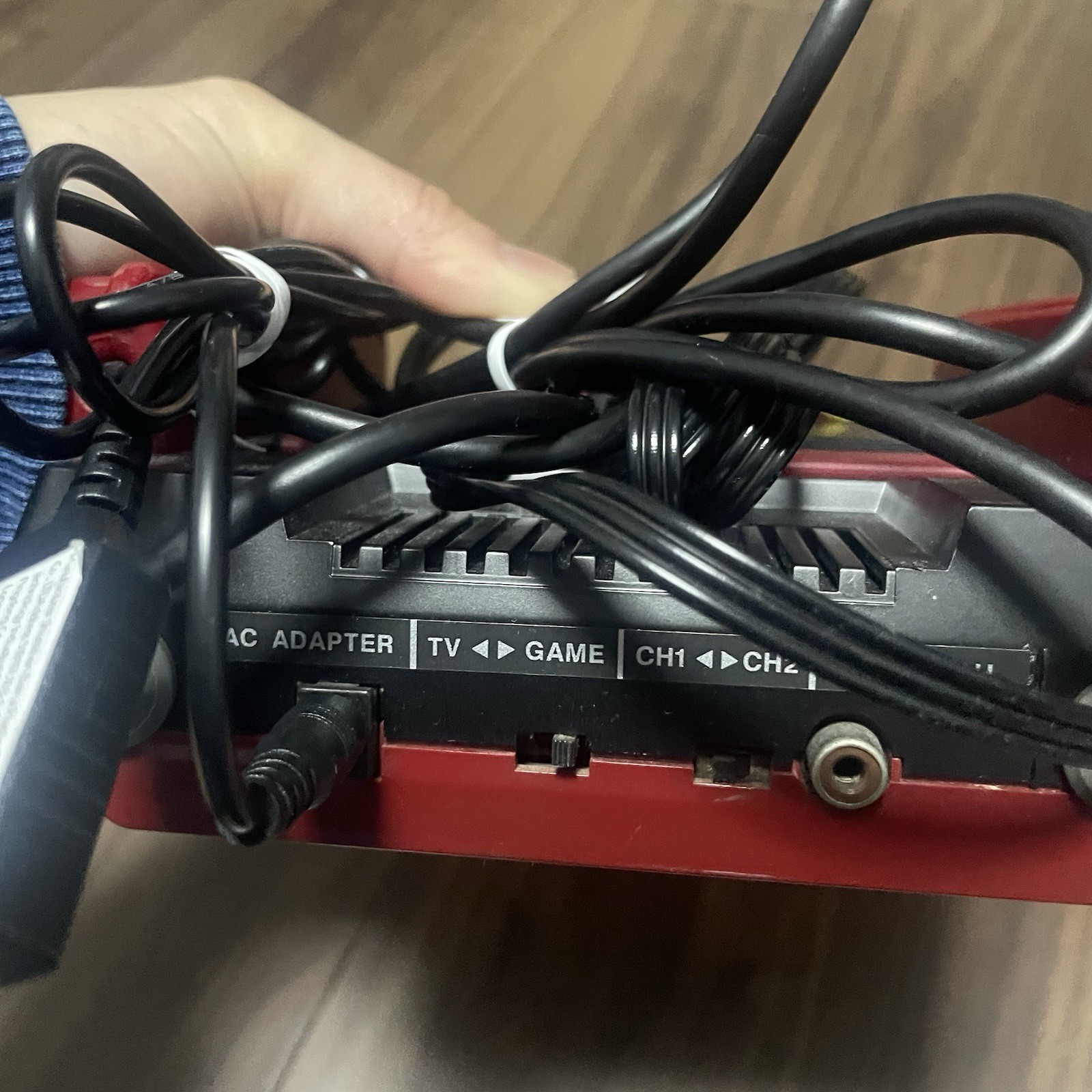 NES Nintendo Famicom Black Console AV / USB Power Supply Ver. JAPAN Rare