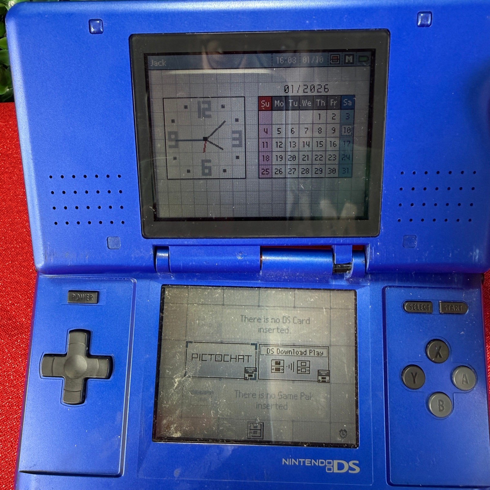 Nintendo DS Original NTR-001 Blue Handheld Console