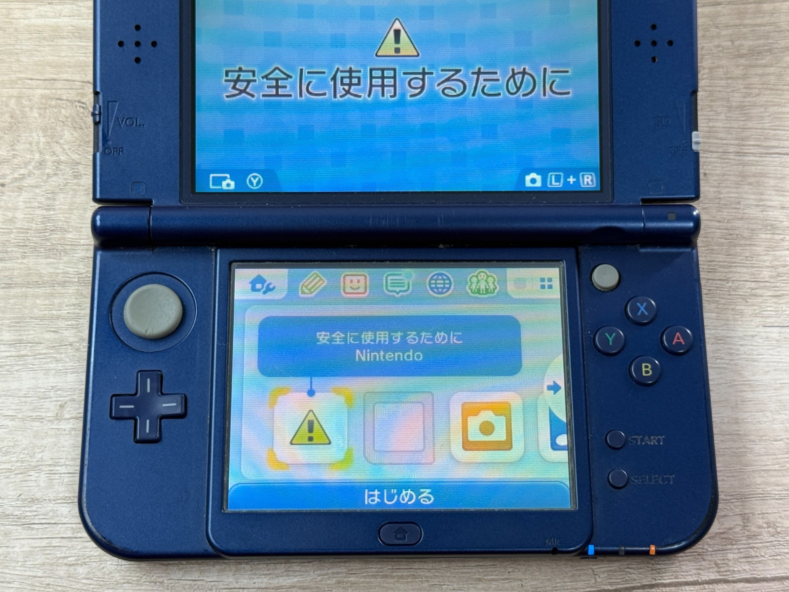 Nintendo New 3DS XL Metallic Blue Console Tested Japan ver D6223