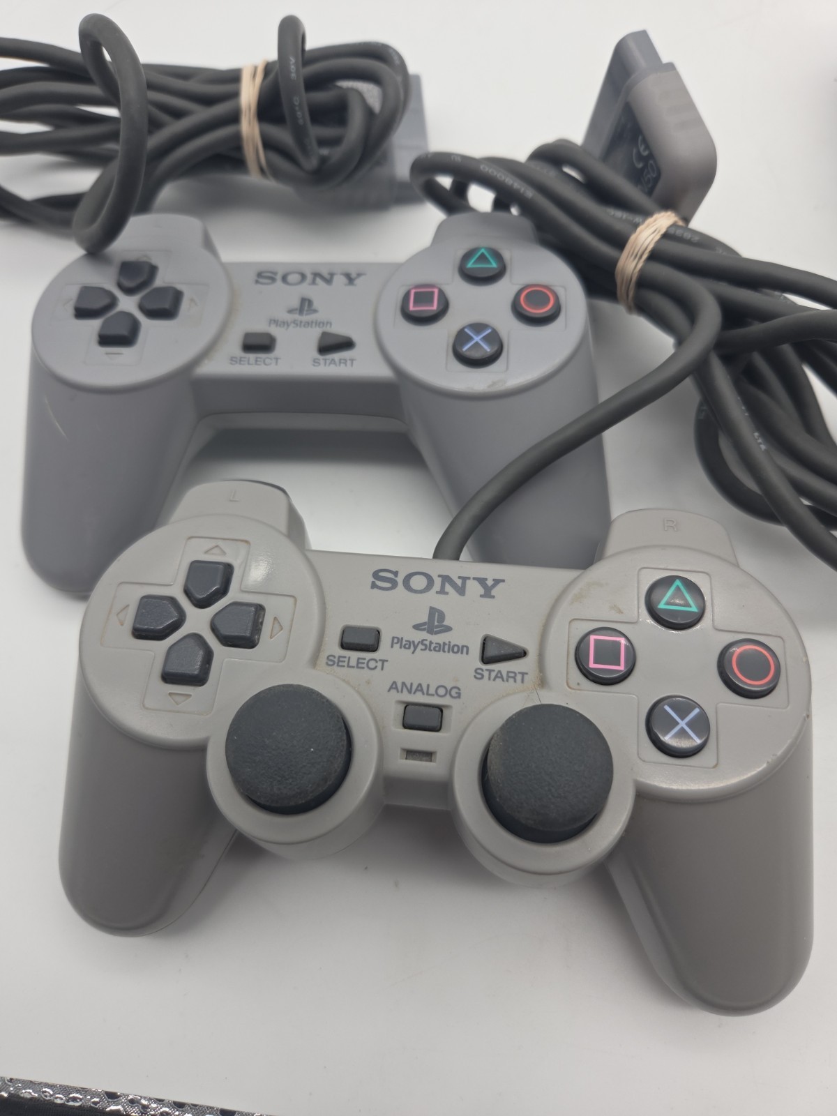 Sony PlayStation PS1 Console Only SCPH-7501 W/ 2 OEM controllers, AV Power Cord
