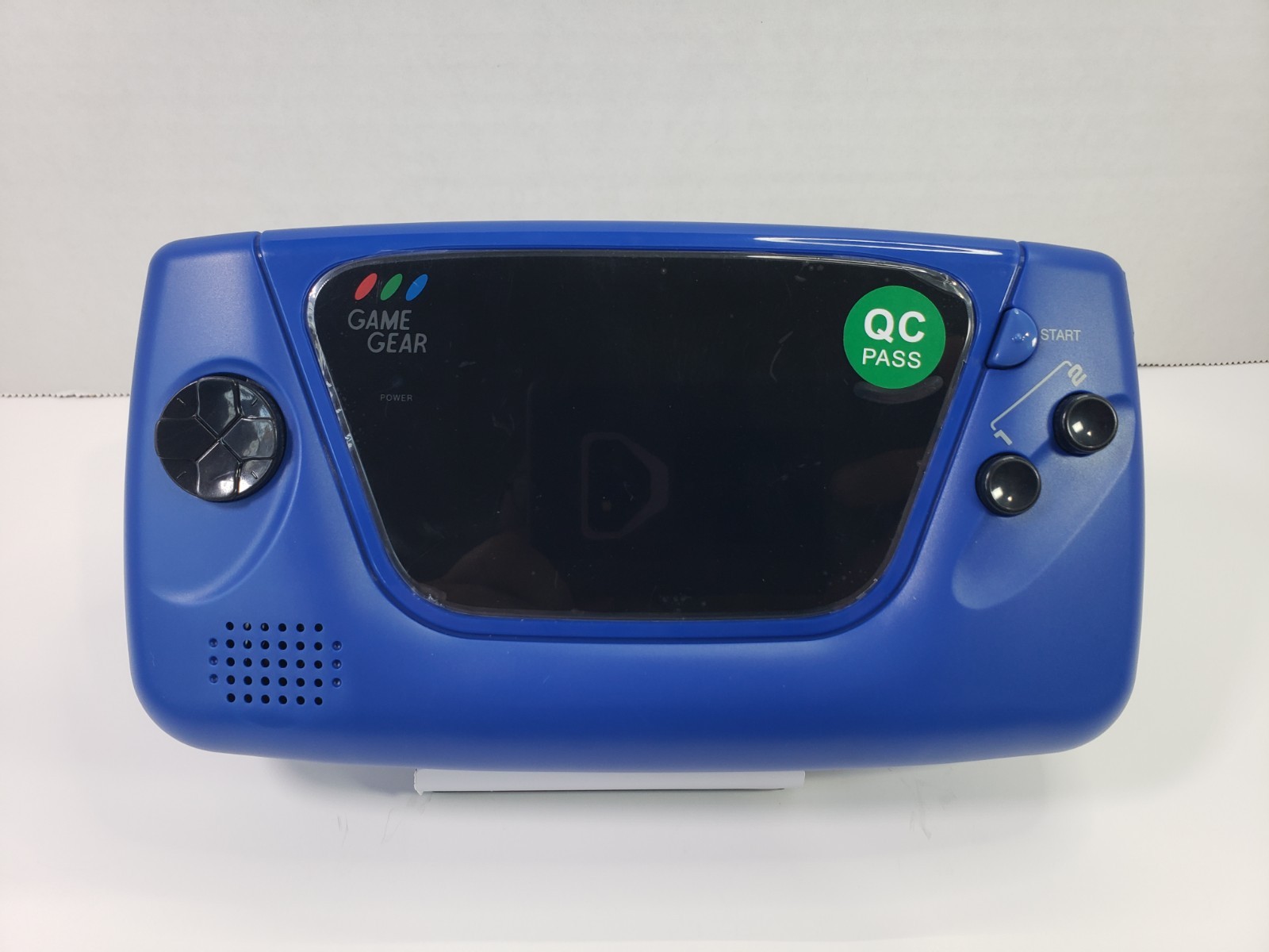 Custom Blue Gamegear Ips Screen, Rechargeable Usb-c, Re-capped, Soundboard