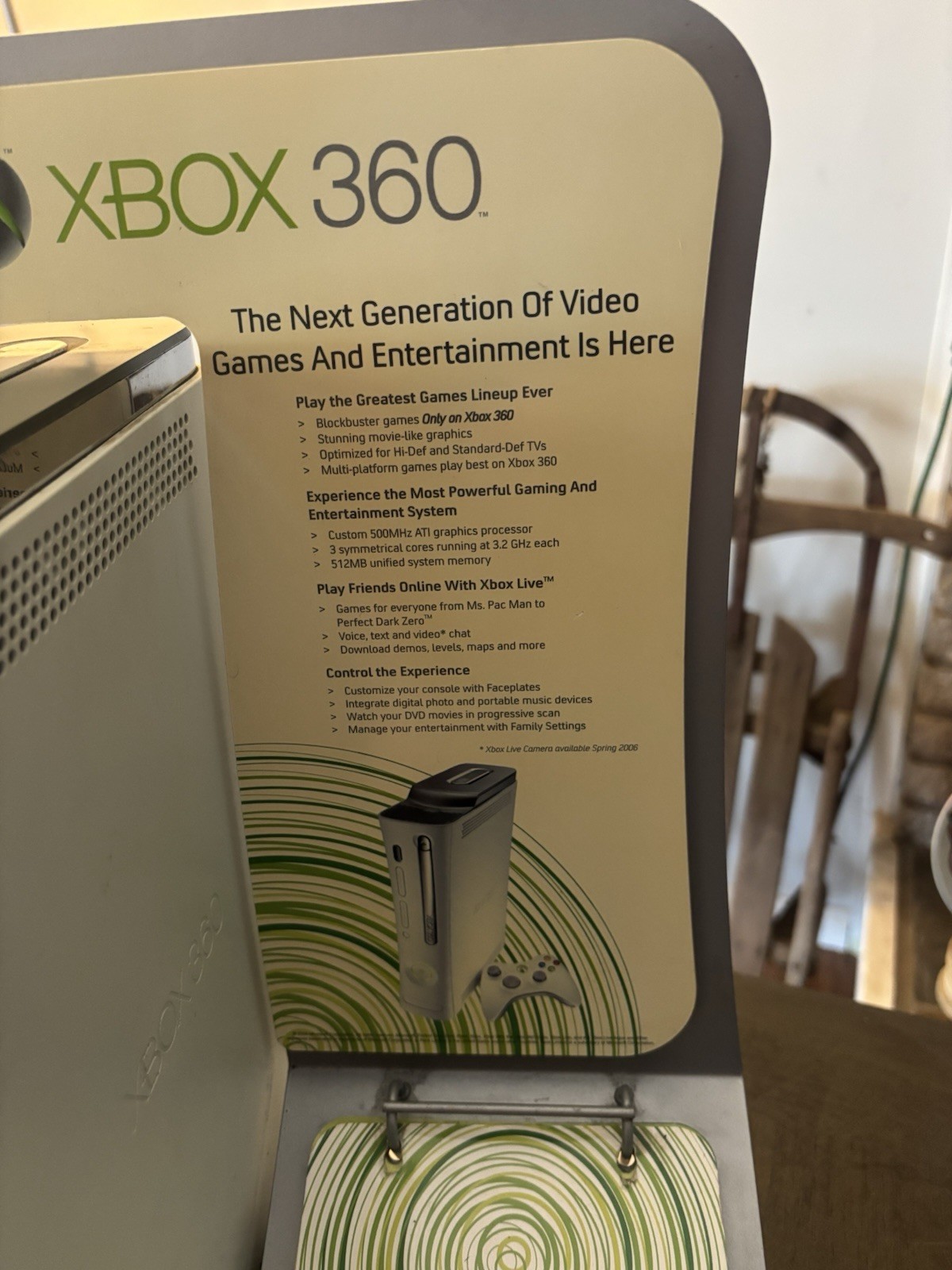 Microsoft Xbox 360 Console Glorifier Display Unit Kiosk Extremely Rare