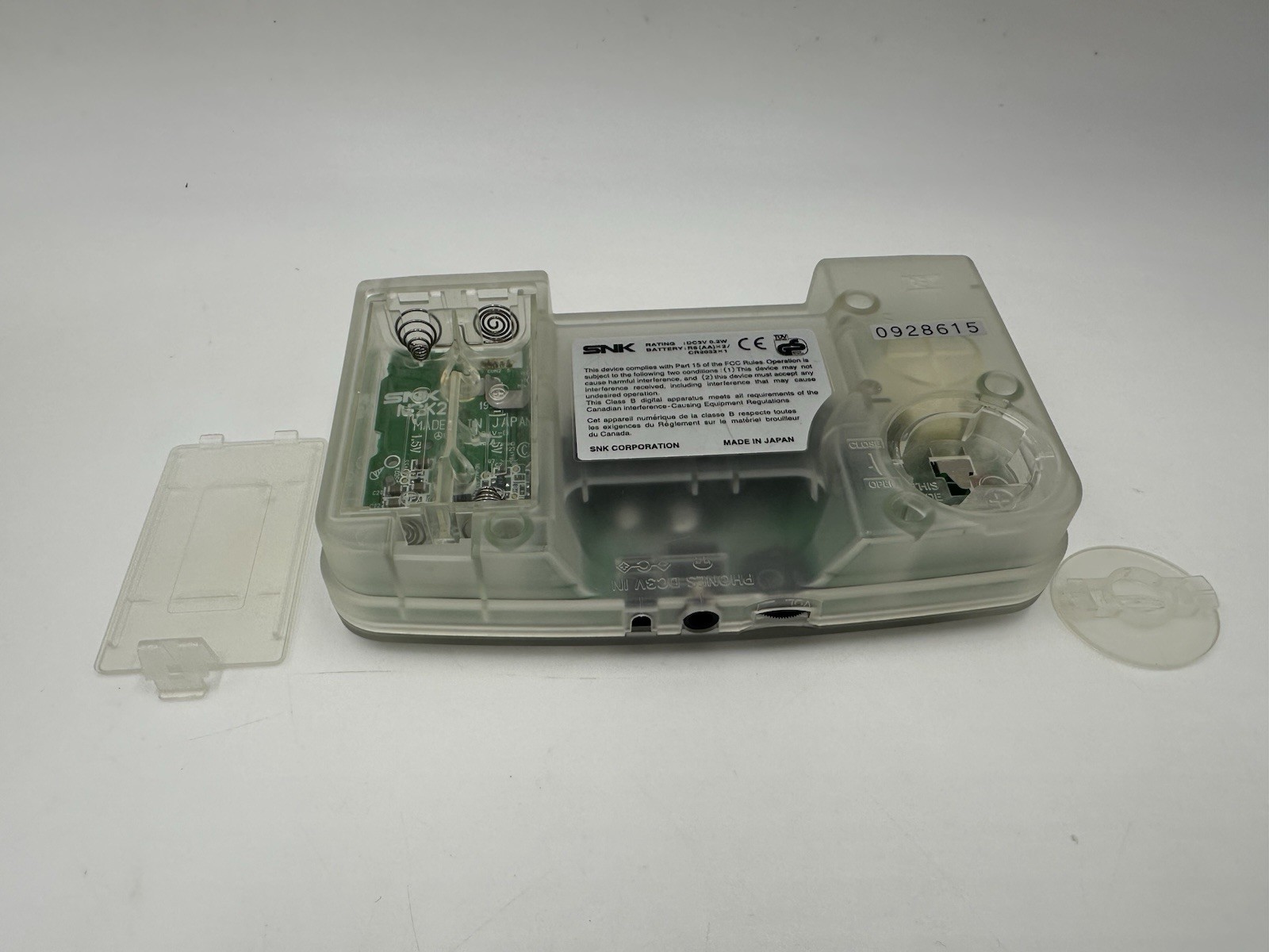 Neo Geo Pocket Color SNK Console Crystal White with box